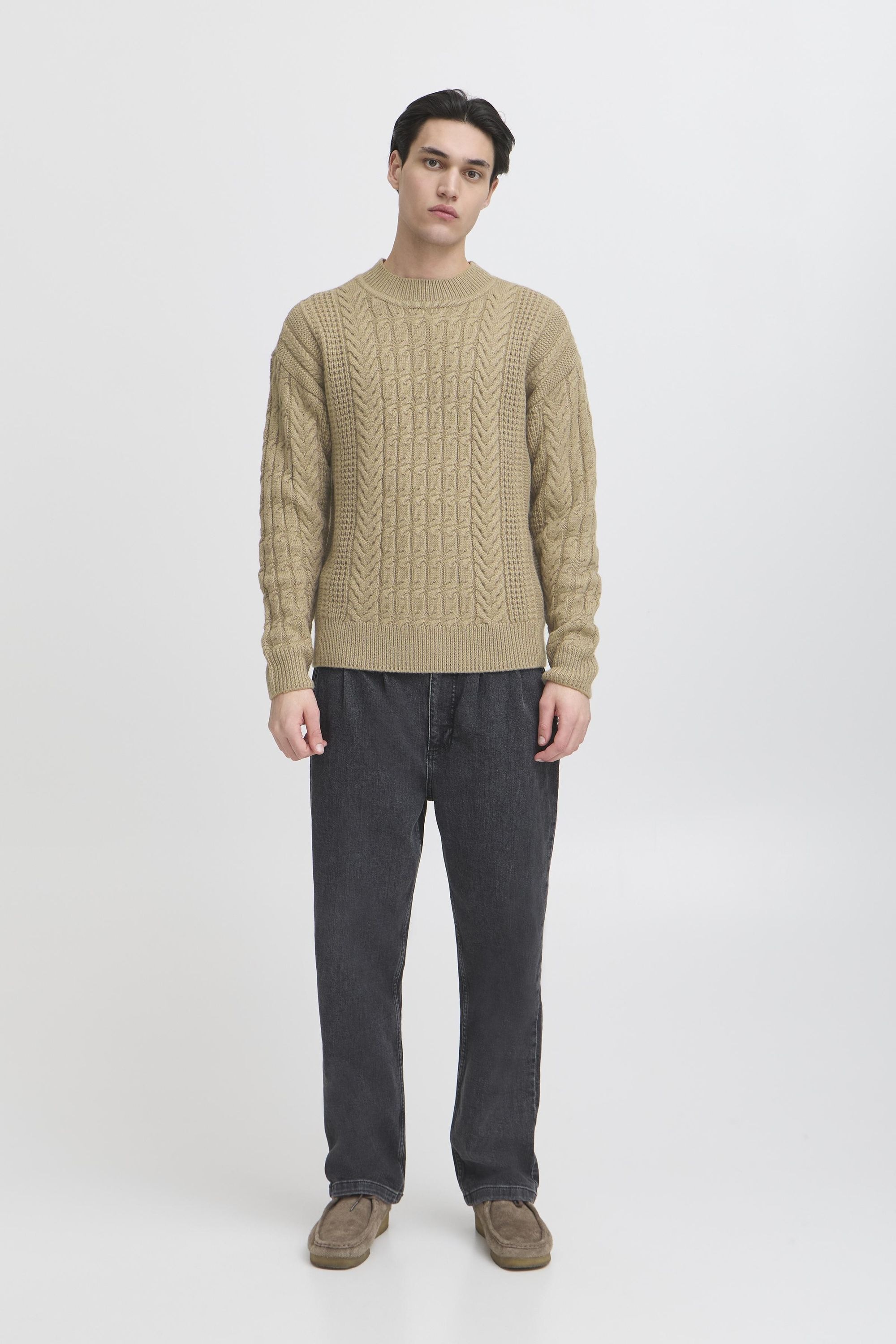 Casual Friday Strickfleece-Pullover "Strickpullover CFMILLOW" günstig online kaufen