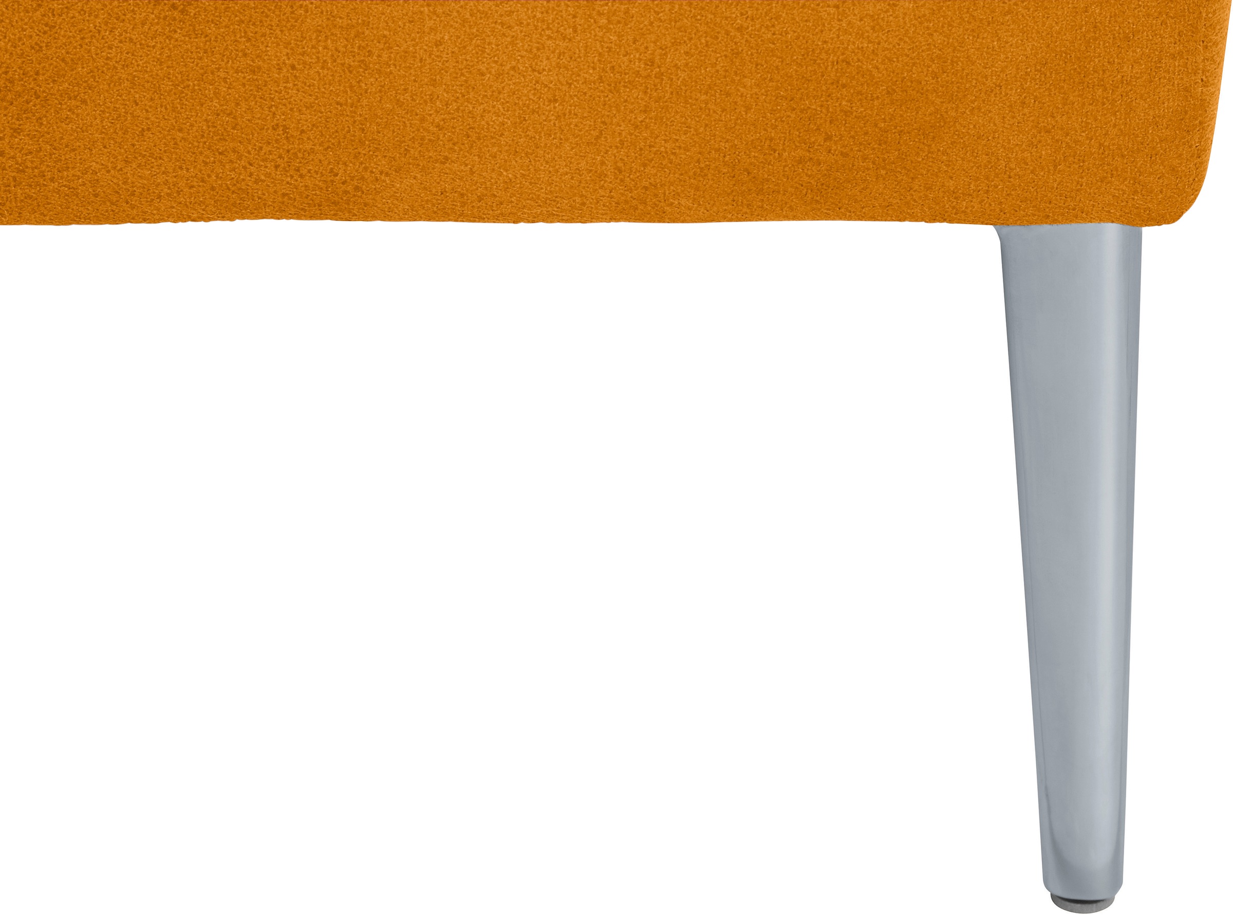 W.SCHILLIG Ecksofa »enjoy&MORE, Designsofa, elegant und bequem, L-Form«, mit Sitztiefenverstellung, Füße silber matt, Breite 310 cm