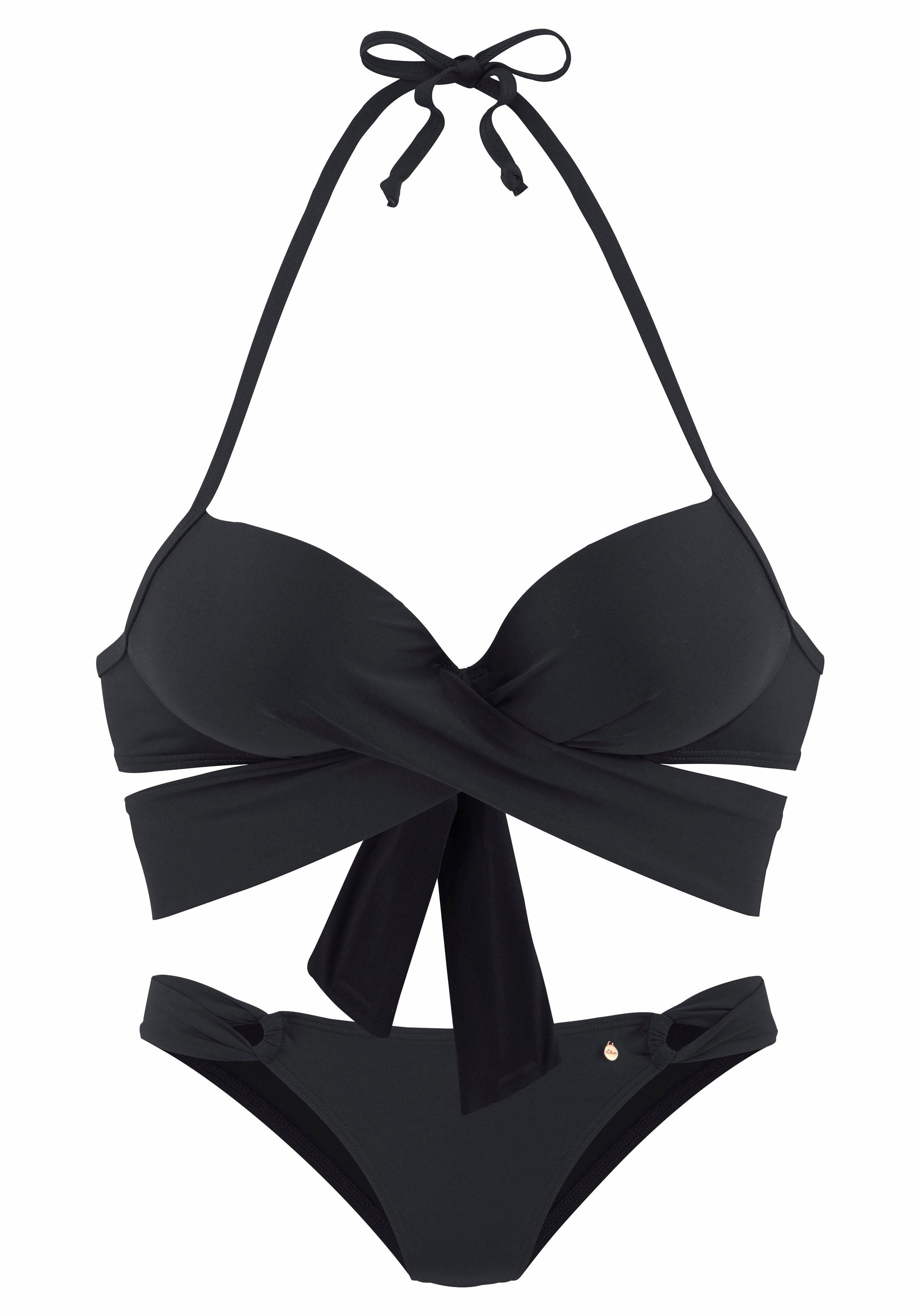 s.Oliver Push-Up-Bikini mit zusätzlichen Bindebändern günstig online kaufen