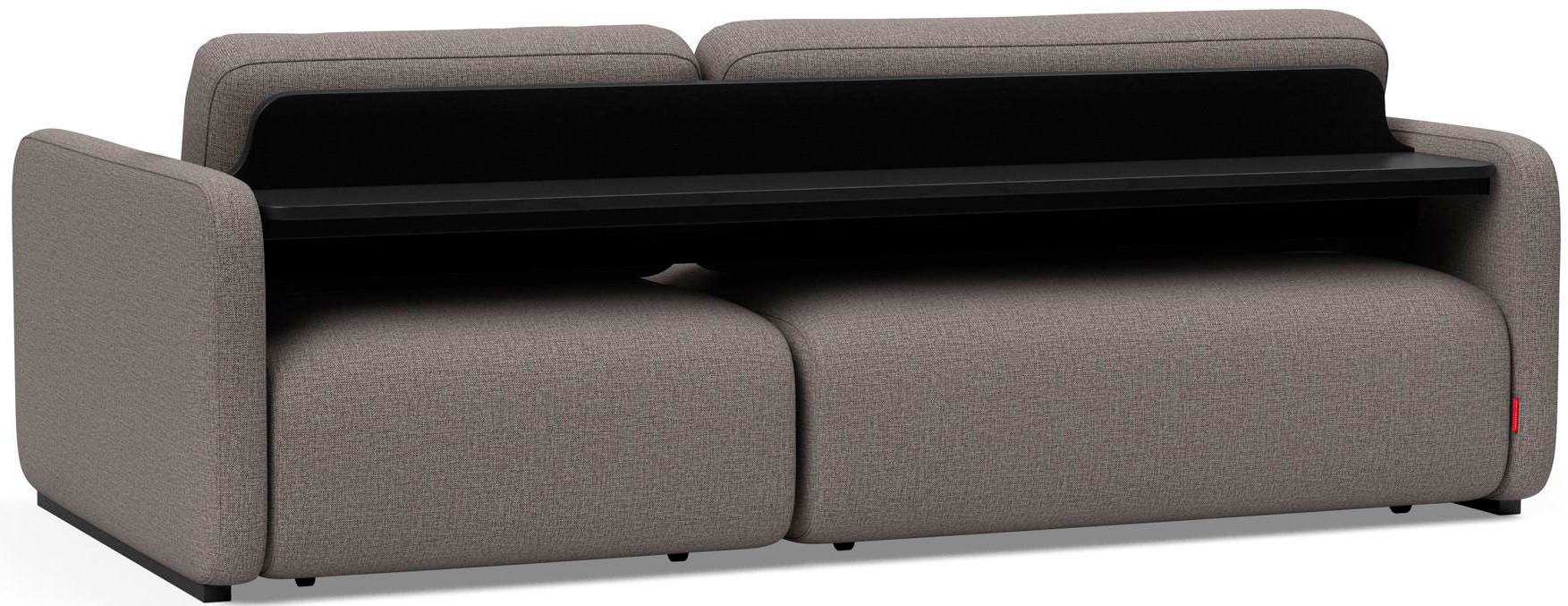 INNOVATION LIVING ™ Schlafsofa, integrierte Holzplatte, ausziehbare Sitzflächen
