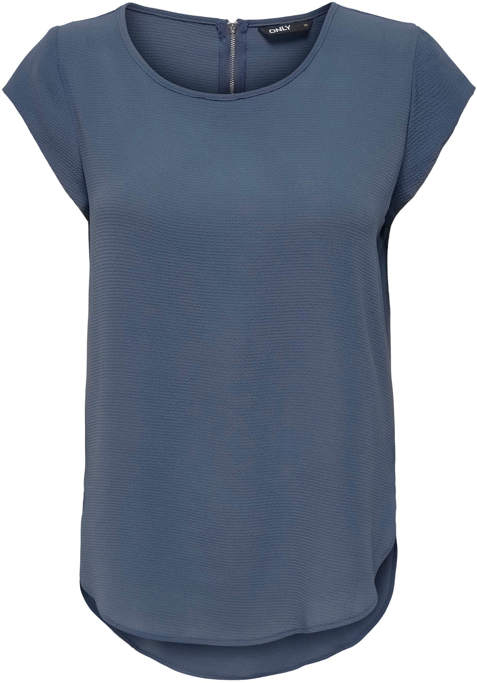 ONLY Kurzarmbluse »ONLVIC S/S SOLID TOP NOOS PTM«