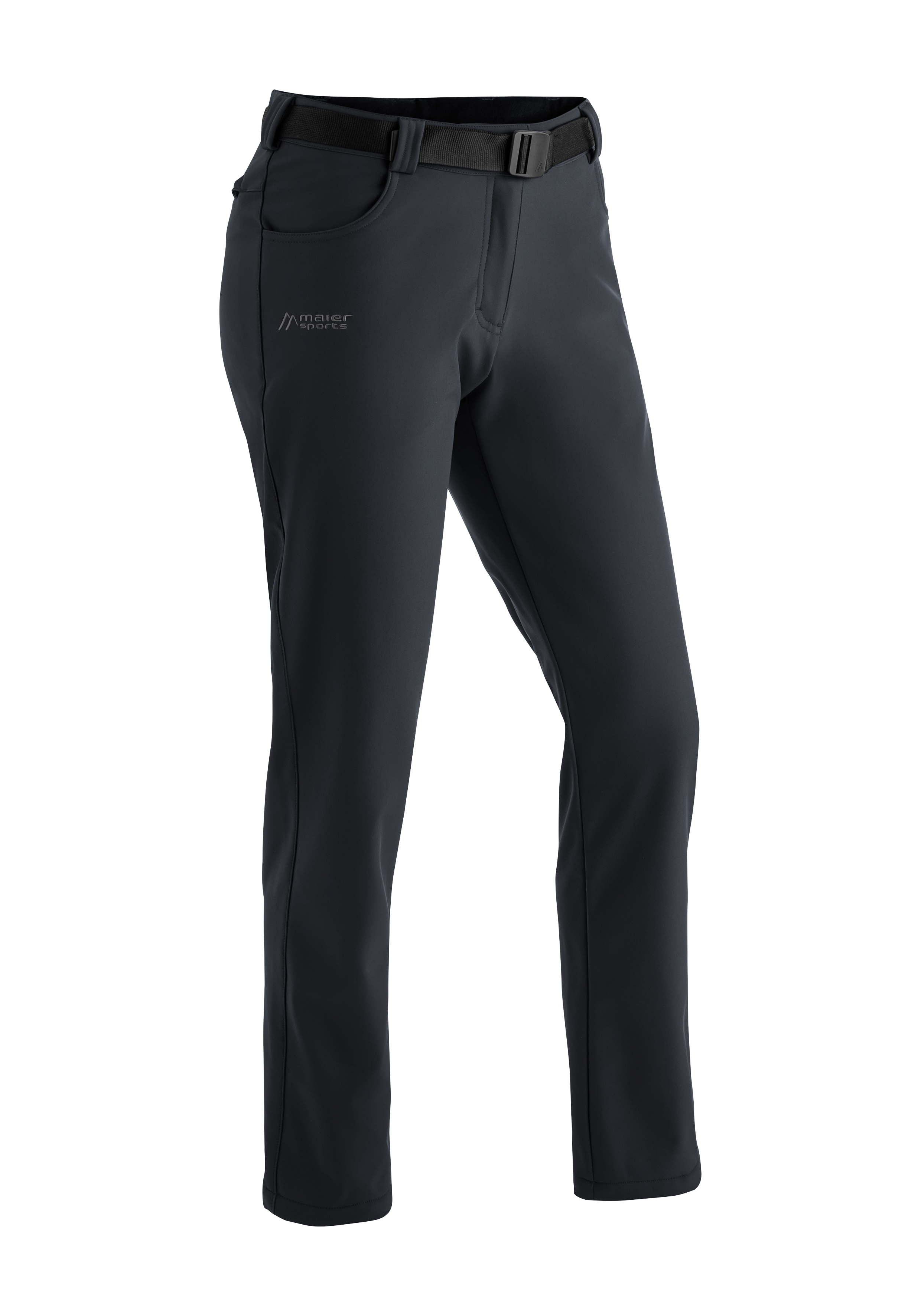 Maier Sports Softshellhose "DA-HOSE EL. SOFTSH. PERLIT W" mit winddichter 3-Lagen-Konstruktion, atmungsaktiv, wasserabweisend