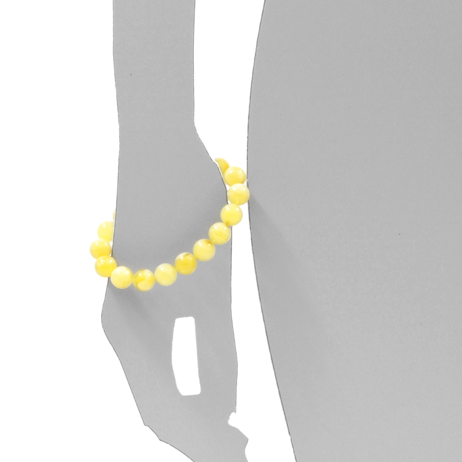 OSTSEE-SCHMUCK Armband »- Kugel 11 mm - Bernstein -,«