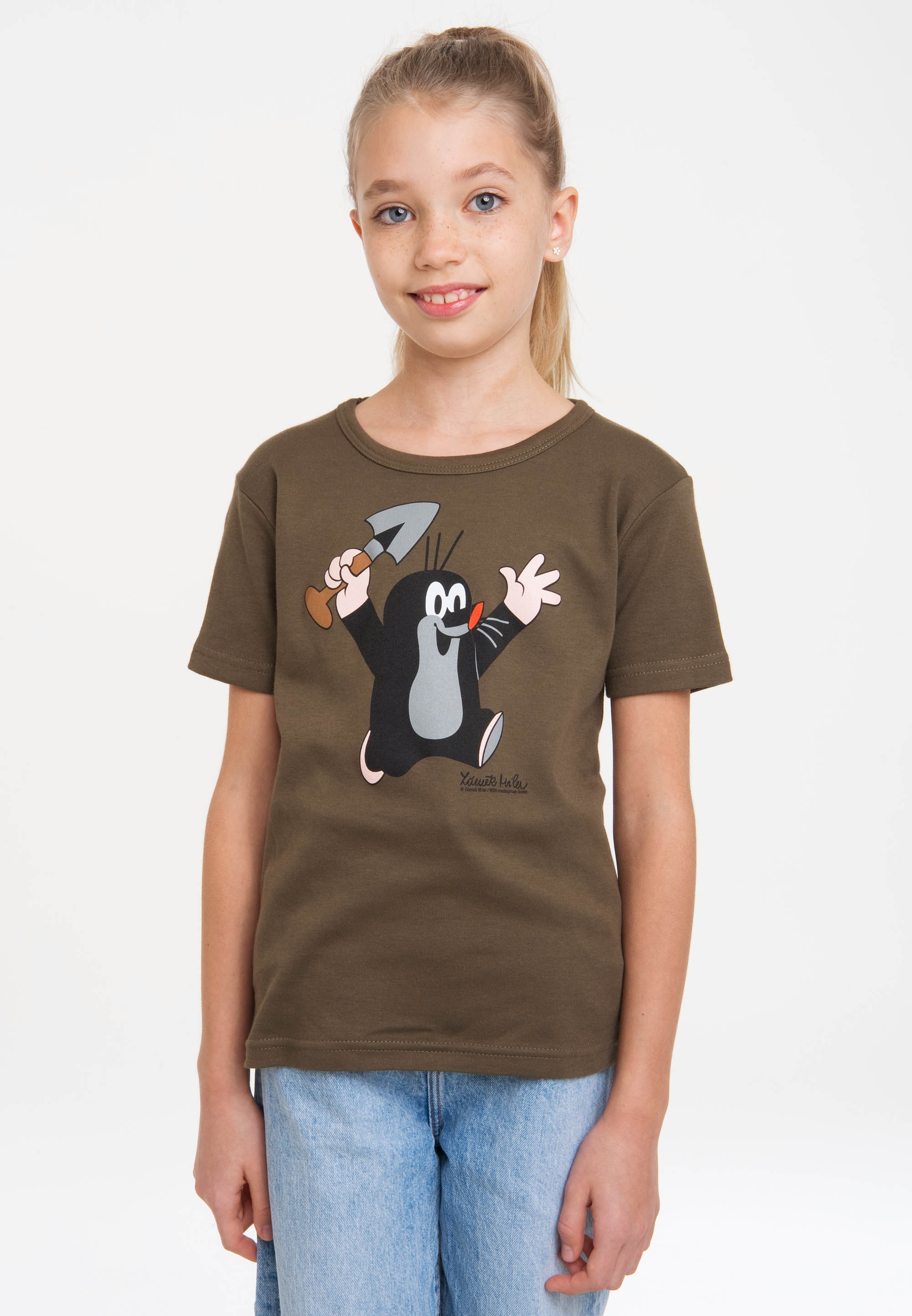 LOGOSHIRT T-Shirt "Der kleine Maulwurf" mit lizenzierten Originaldesign