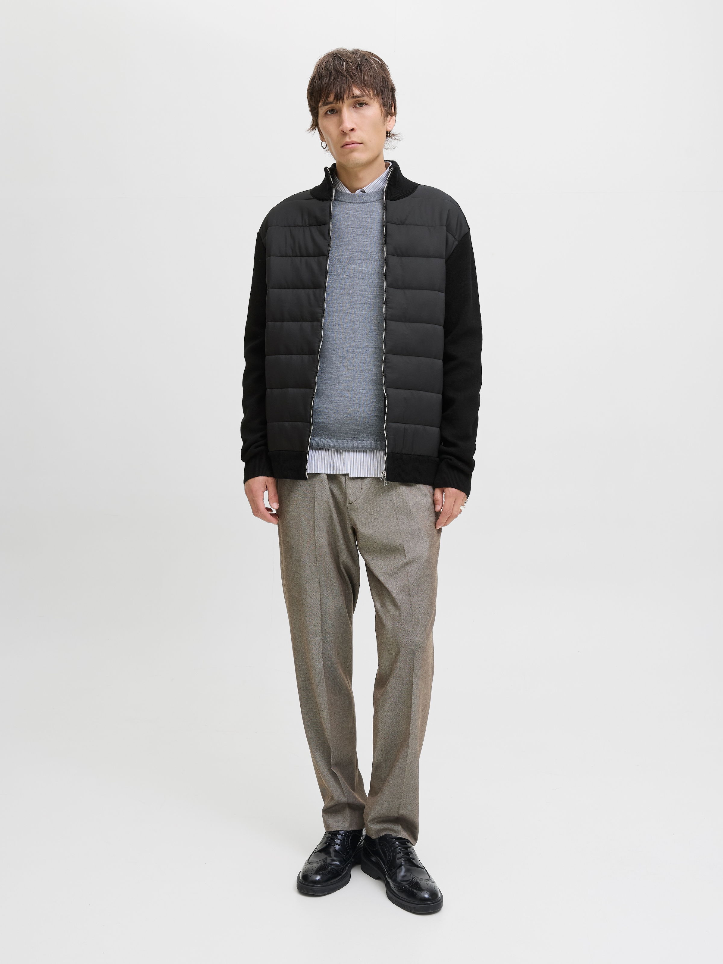 Jack & Jones Strickjacke »JJEPERFECT KNIT HYBRID CARDIGAN SN«