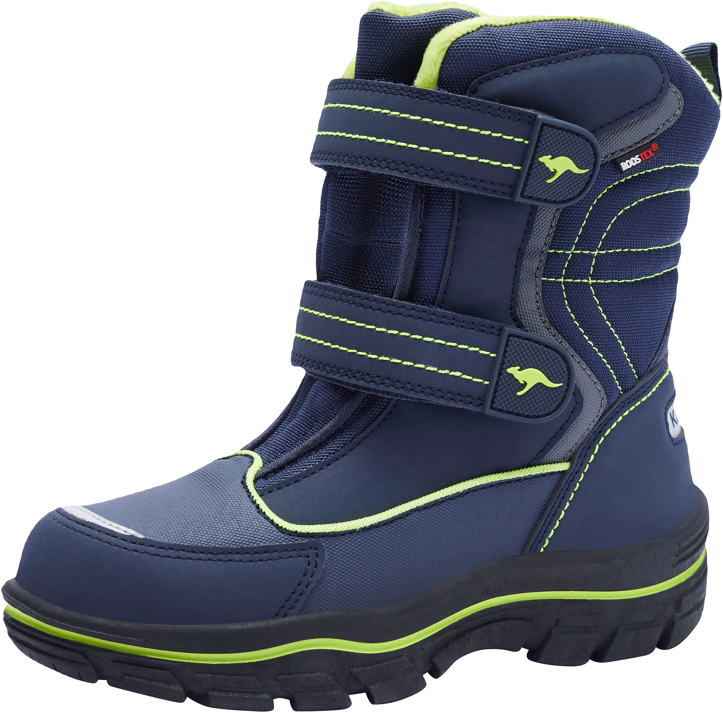 KangaROOS Winterstiefel "K-Leno V Roostex", Snowboots, Winterboots, Winterschuhe, wasserdicht mit Klettverschluss