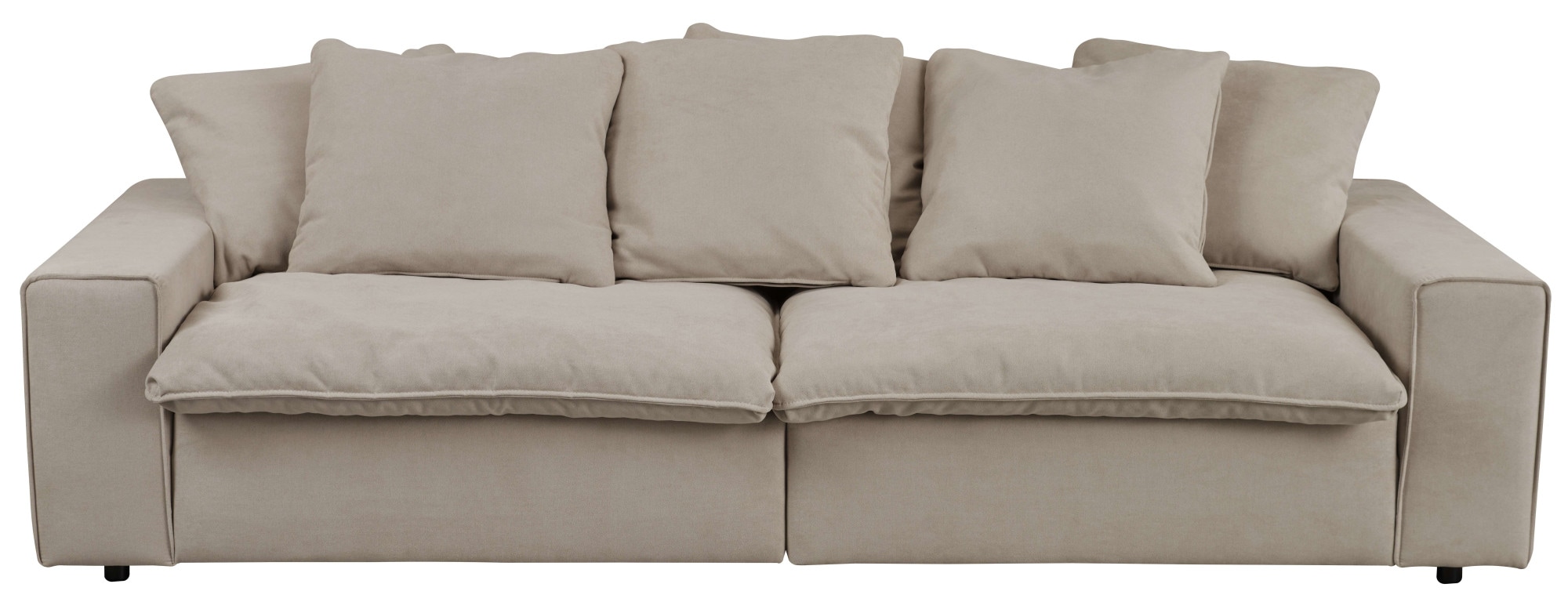 andas Big-Sofa »Venslev«, Lounge-Sofa, mit extra tiefer Sitzfläche und losen Kissen