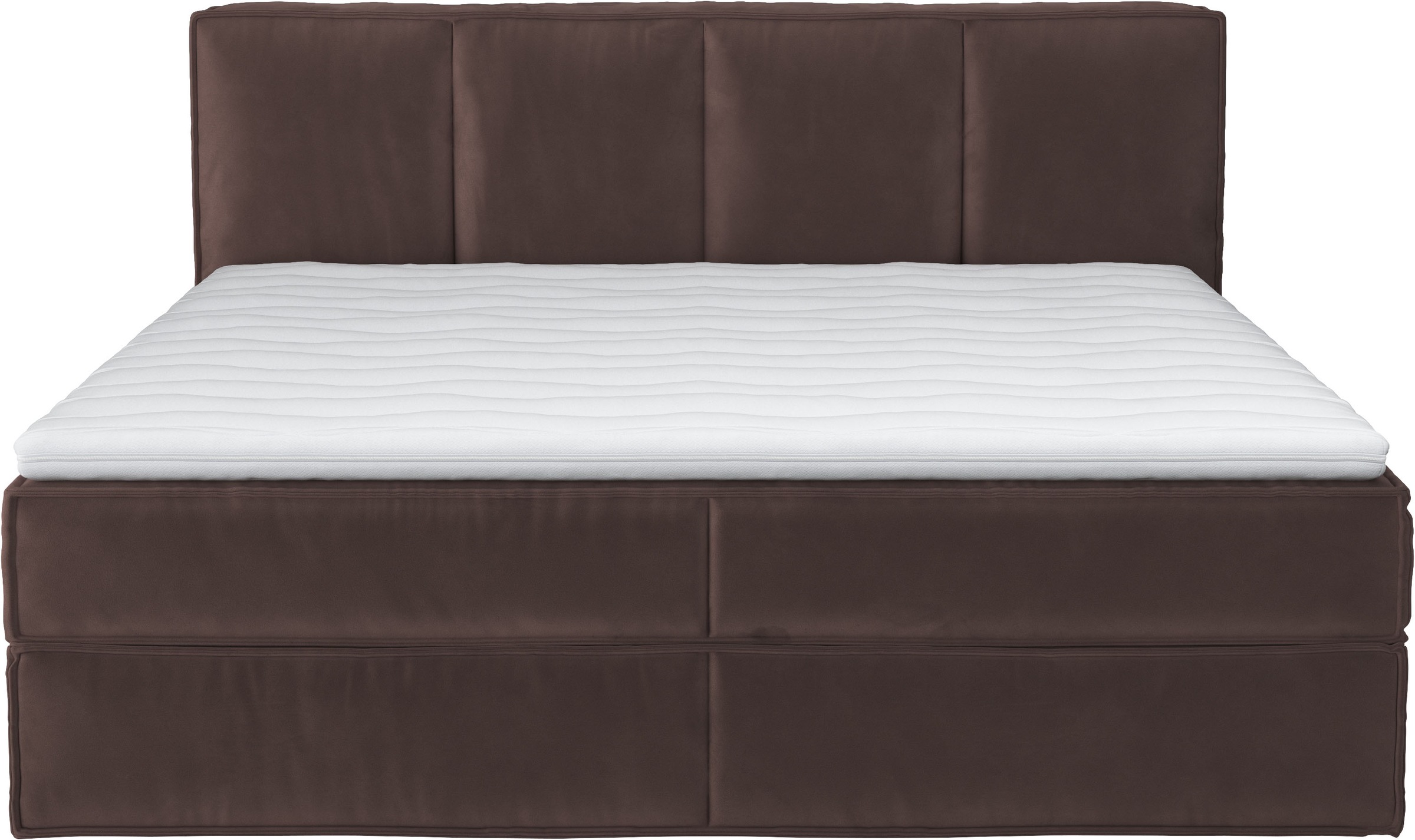 Home affaire Boxspringbett »Milano«, Boxbett inkl. Topper, 2 Matratzen, Härtegrade H2, H3 und H4 wählbar