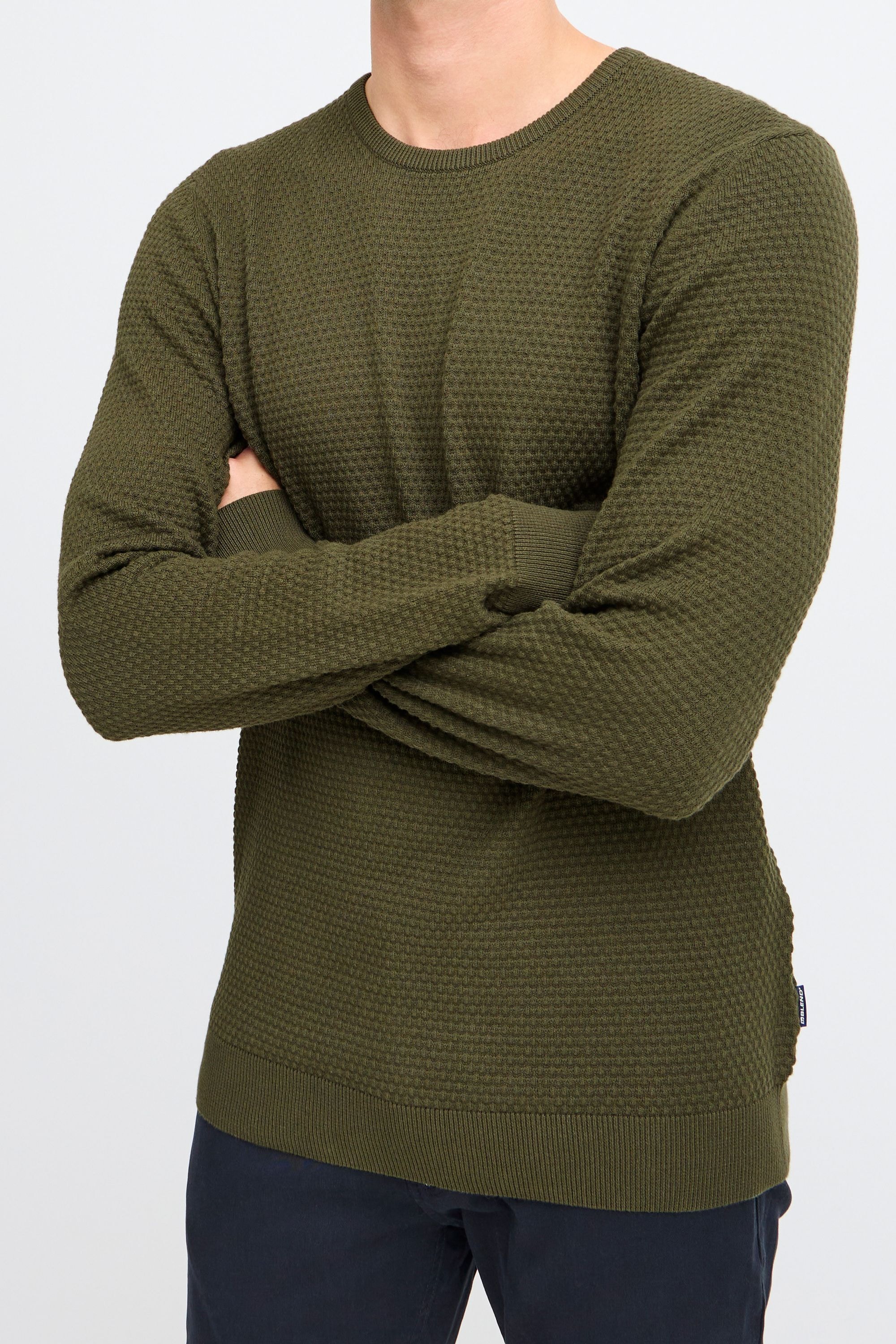 Blend Strickfleece-Pullover »Strickpullover BHREDHILL CREW NECK KNIT NOOS«
