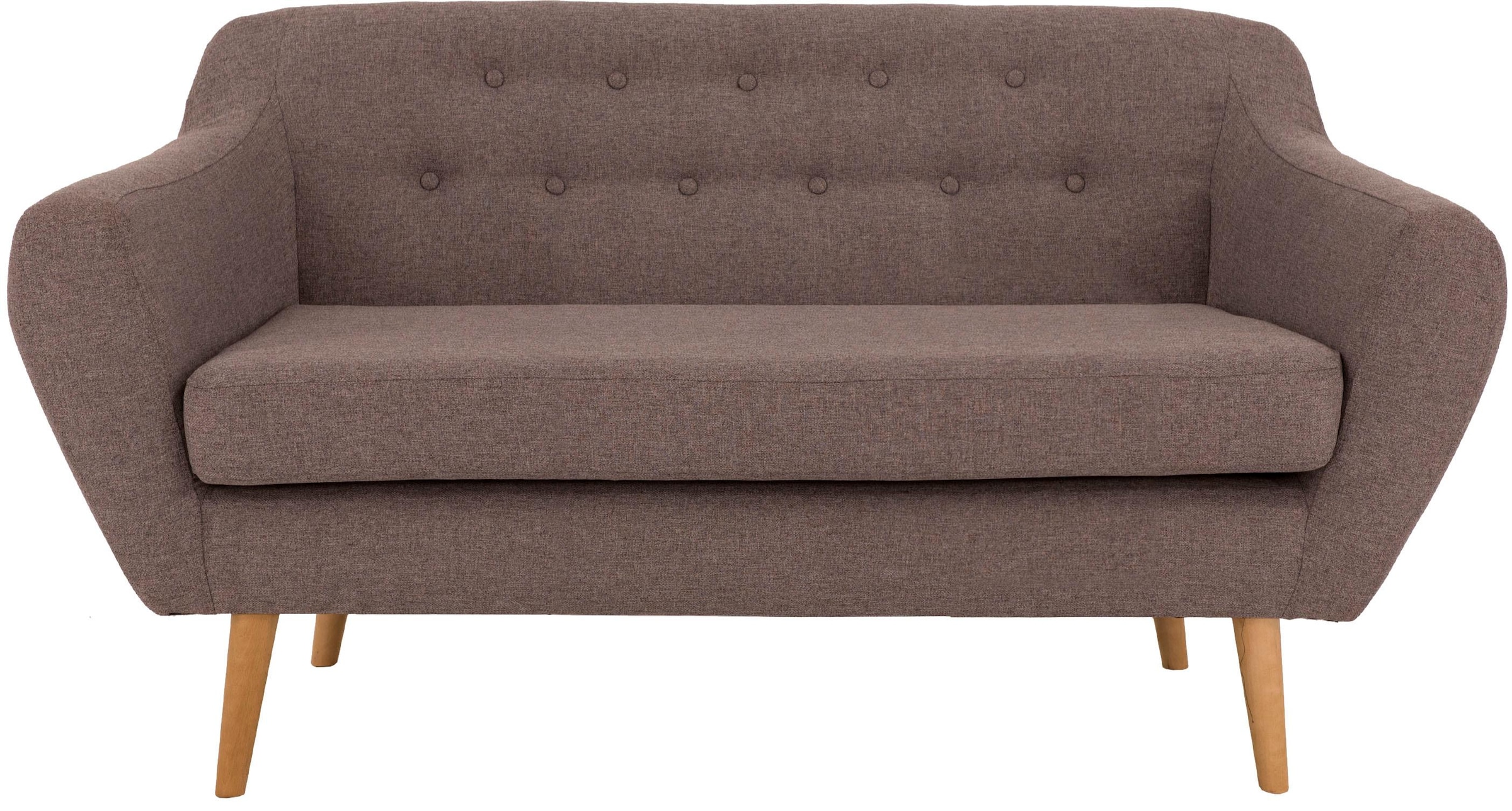 Home affaire 2-Sitzer "Renne" mit Heftung im Rücken im skandinavischem Stil günstig online kaufen