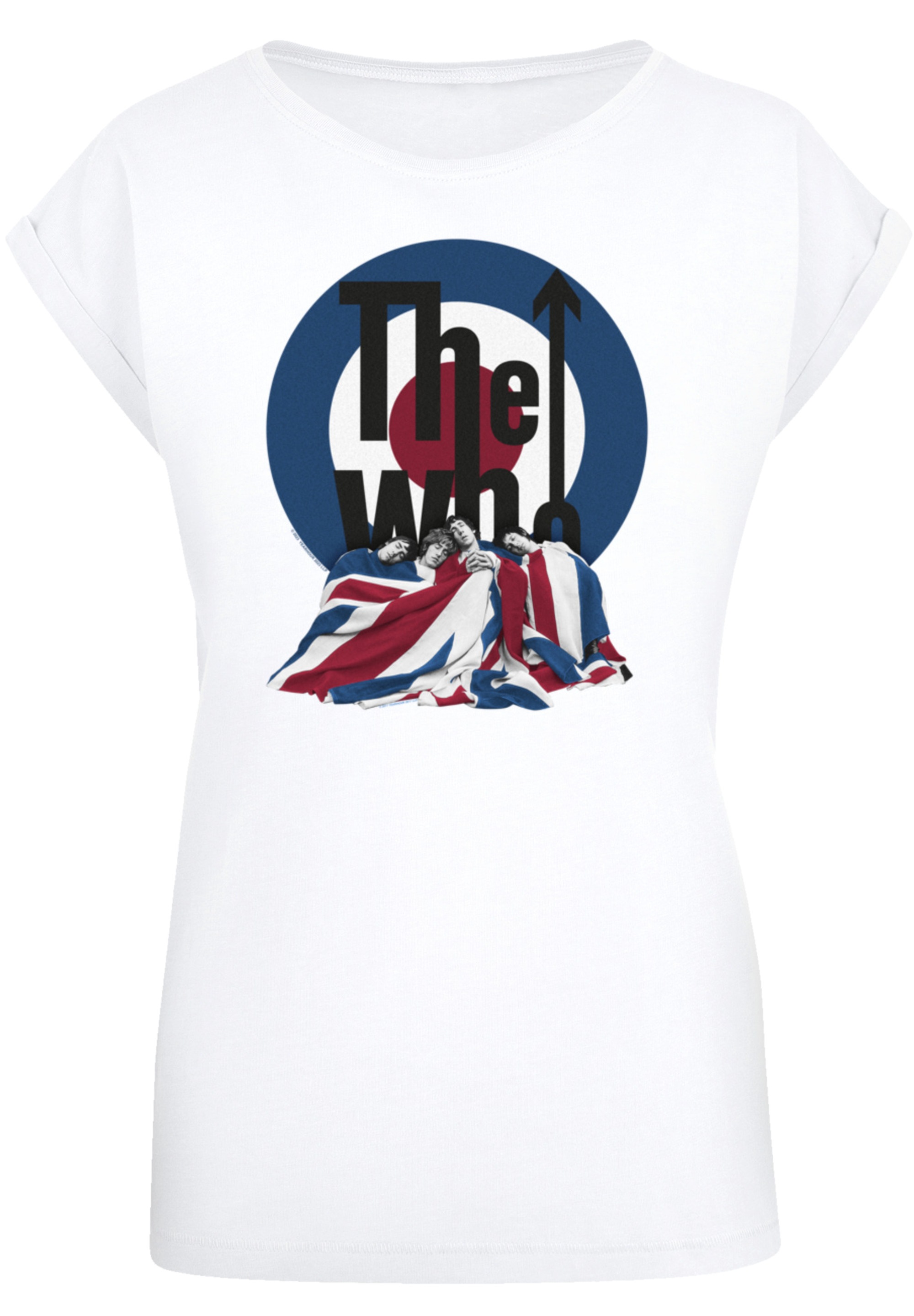 F4NT4STIC T-Shirt »The Who Flag Blanket«, Premium Qualität