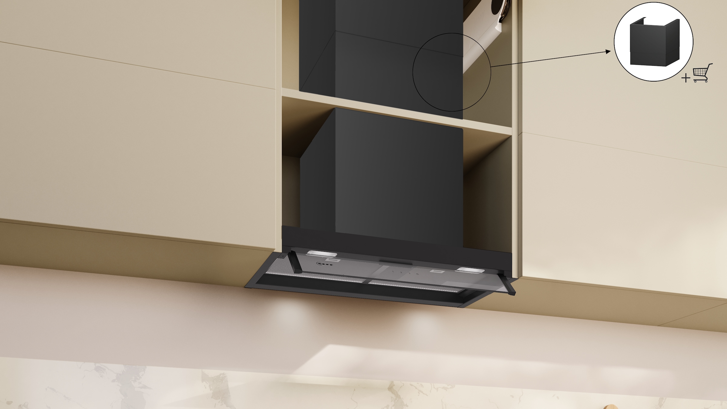 NEFF Lüfterbaustein »D65XCC2S0« Serie N 50