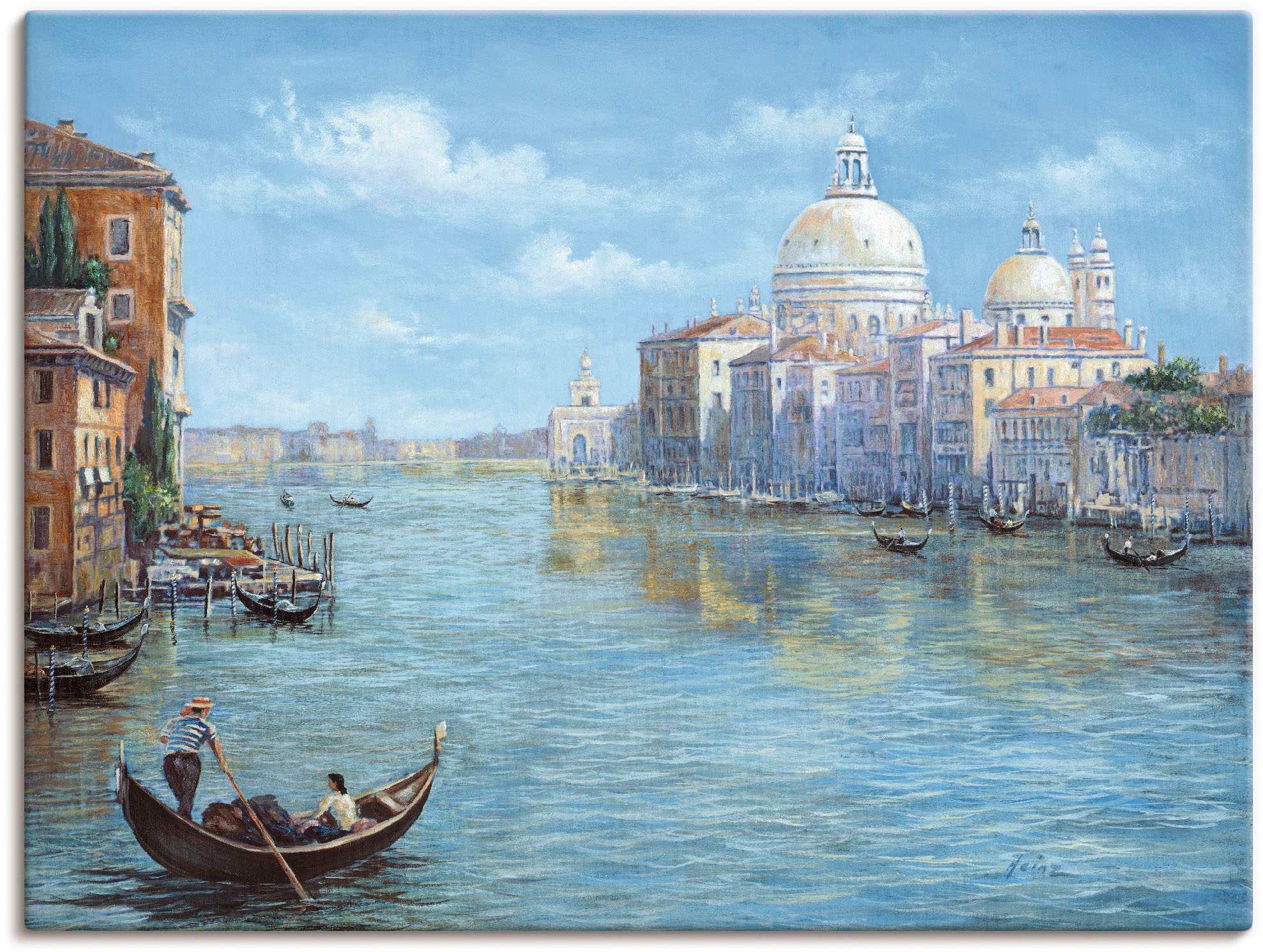 Europa, Wandbild versch. (1 Artland Alubild, kaufen St.), BAUR Wandaufkleber | »Venedig«, oder Leinwandbild, Poster Größen als in