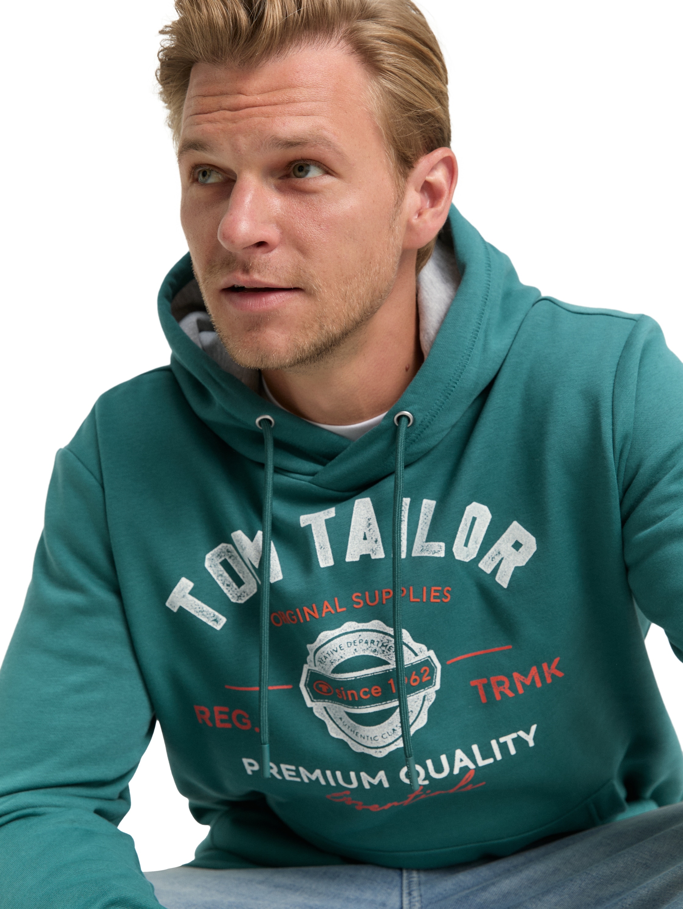 TOM TAILOR Kapuzensweatshirt, mit Kapuze