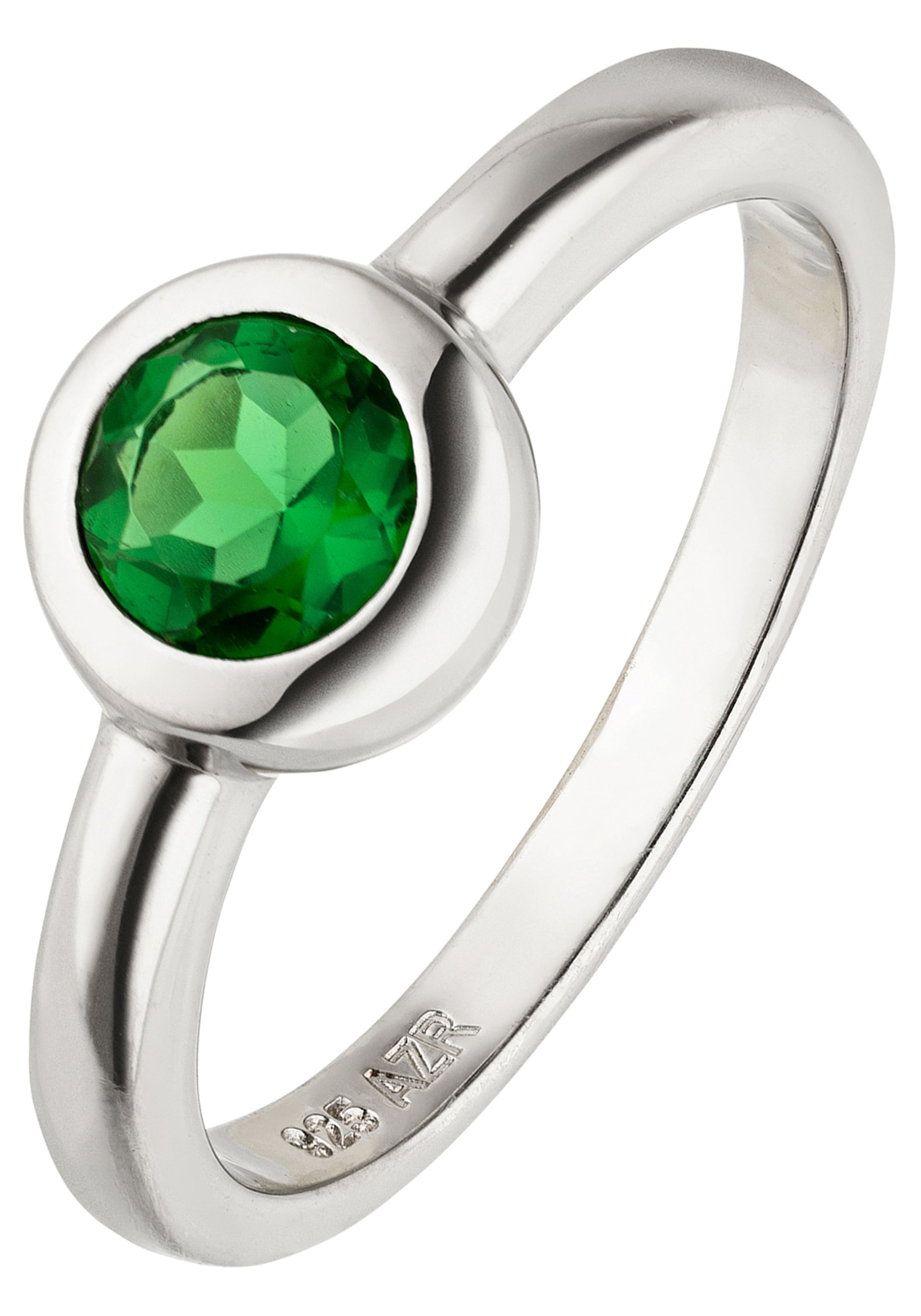 grün Zirkonia mit Fingerring, 925 kaufen JOBO für BAUR | Silber