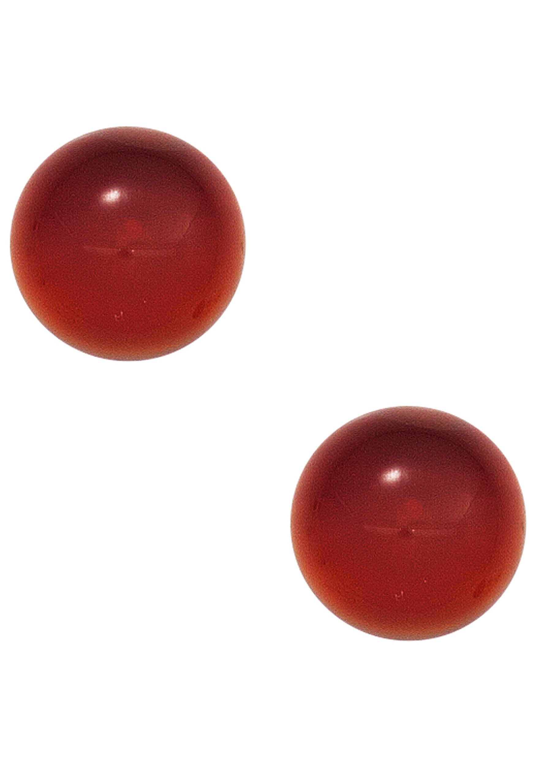JOBO Paar Ohrstecker »Halbkugel Ohrringe rot 10 mm« 925 Silber mit Carneol