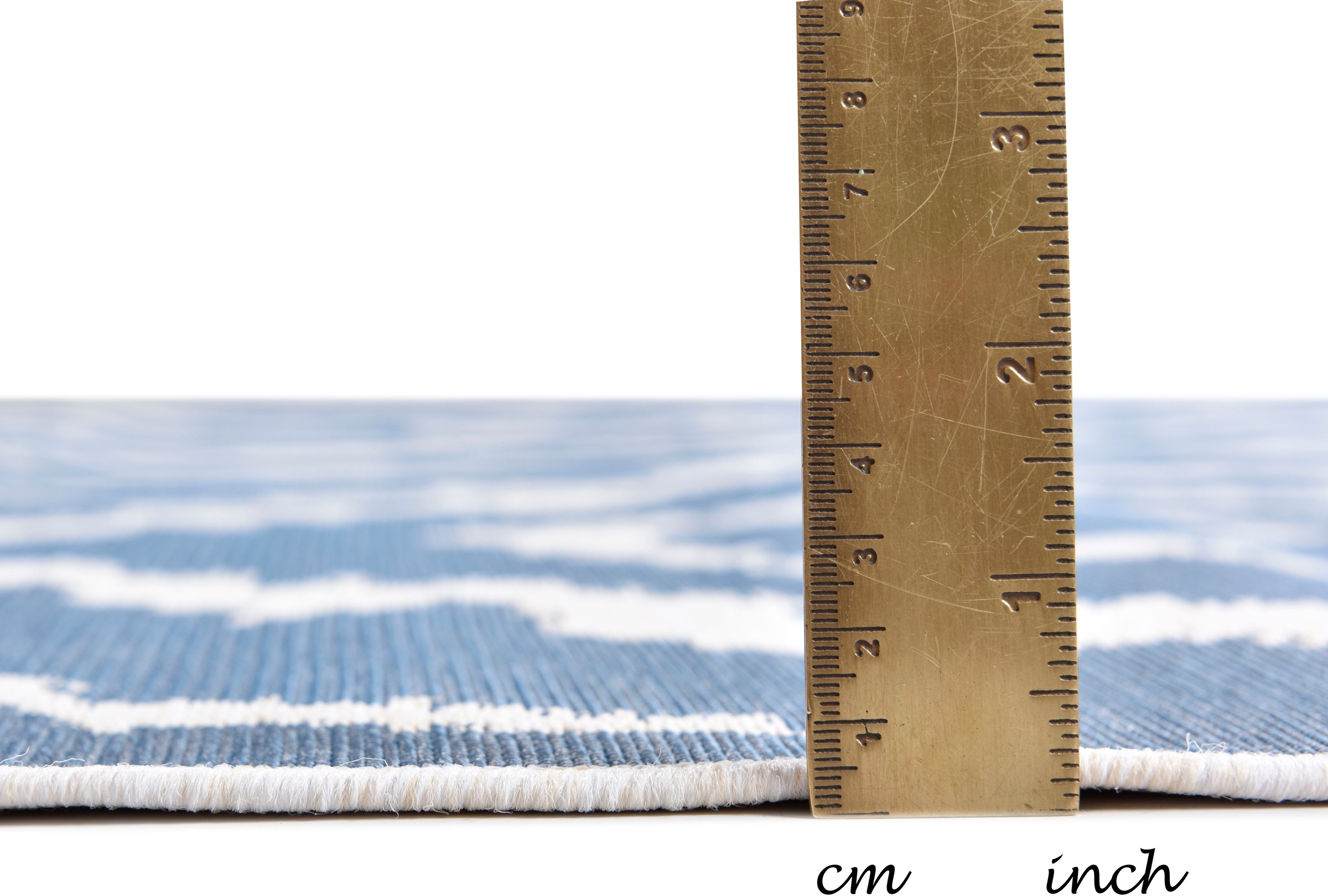 TOM TAILOR HOME Teppich »Garden Pattern«, rechteckig, 3 mm Höhe, Flachgewebe, modernes Rauten Design, In- und Outdoor geeignet