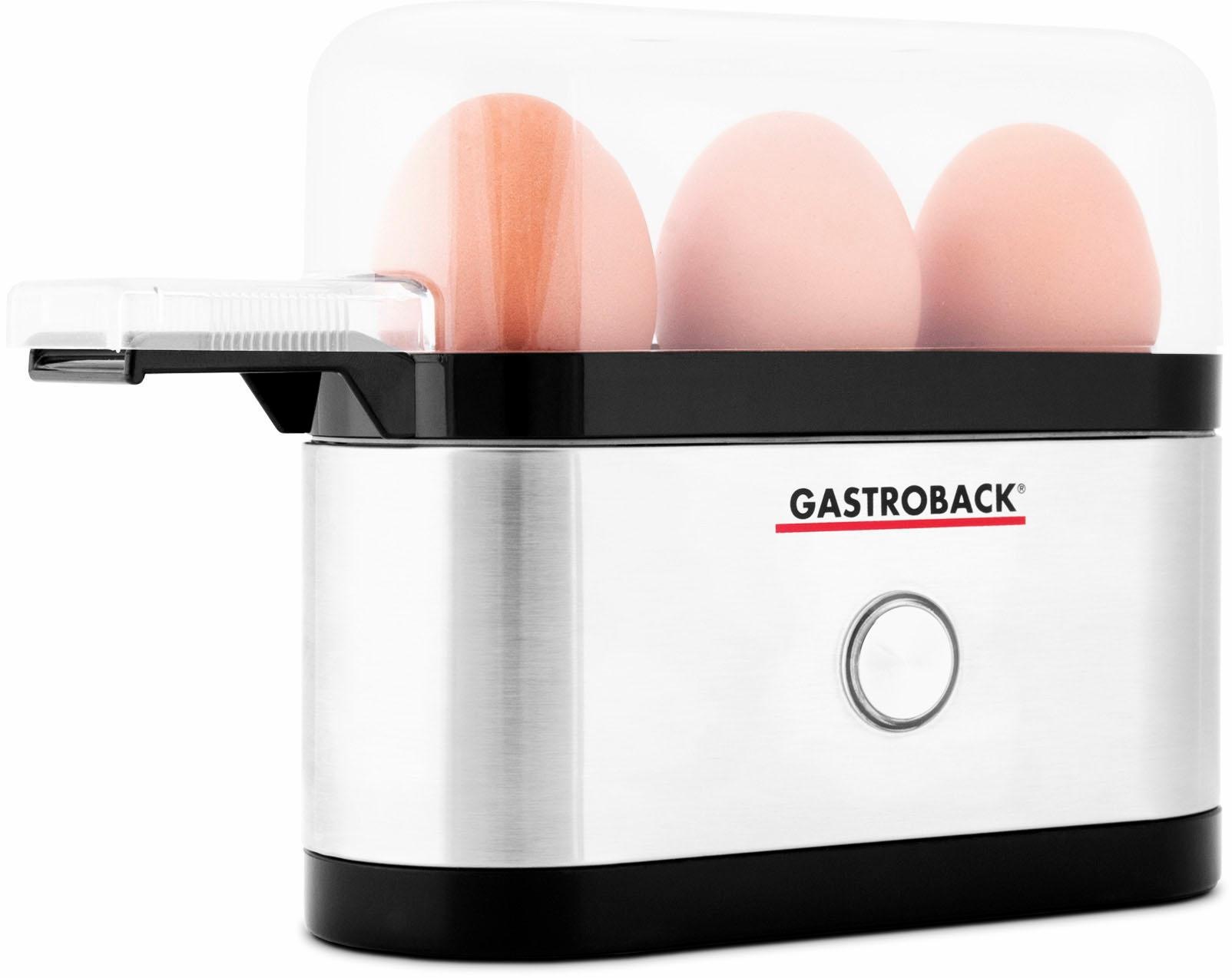 Gastroback Eierkocher »42800 Design Mini«, für 3 St. Eier, 350 W