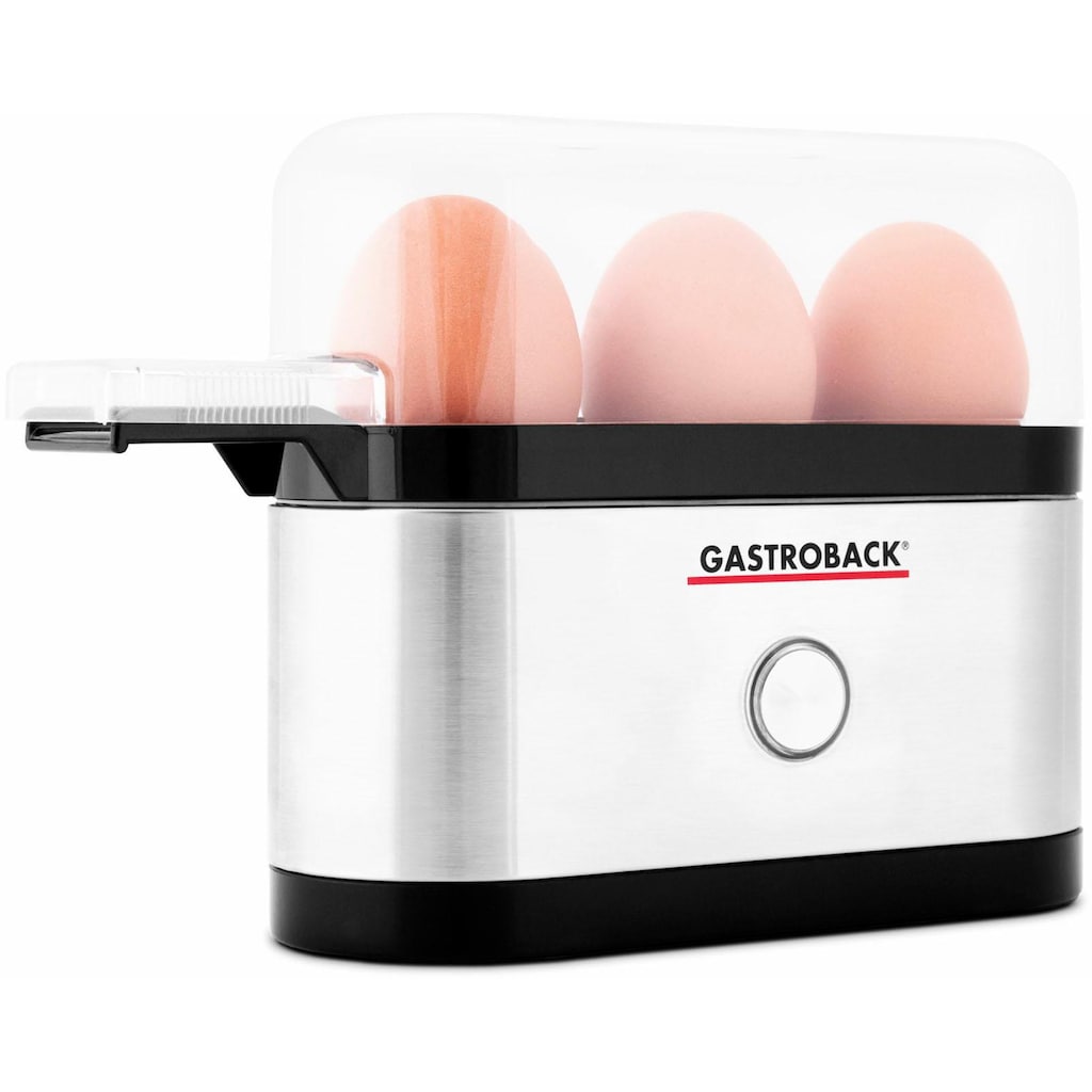 Gastroback Eierkocher »42800 Design Mini«, für 3 St. Eier, 350 W