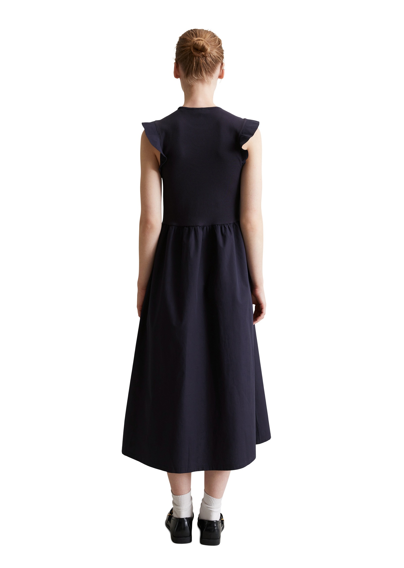 Thumbnail - Marc OPolo DENIM Jerseykleid "mit Baumwoll-Popelinerock"