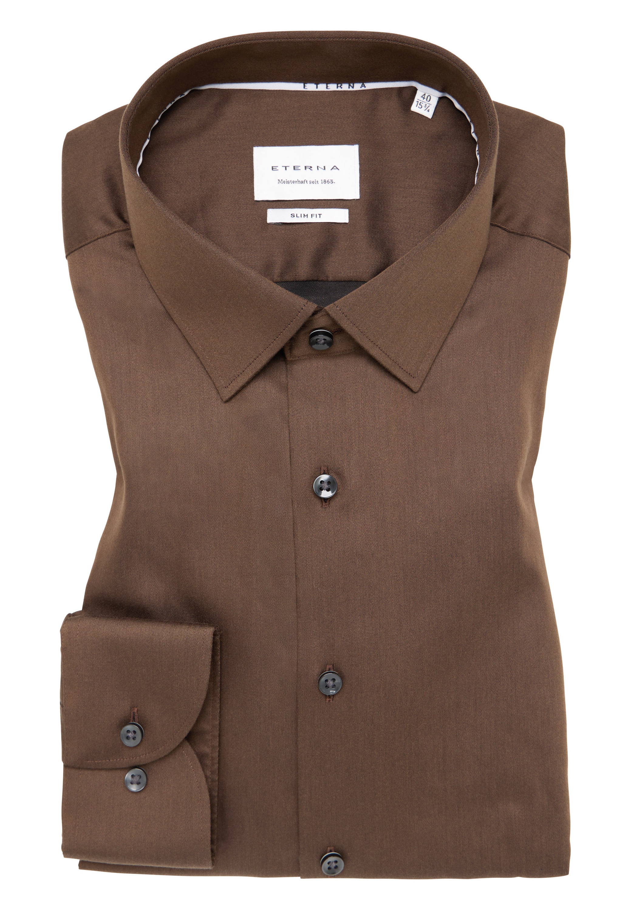 Eterna Langarmhemd »SLIM FIT«, NON IRON (bügelfrei)