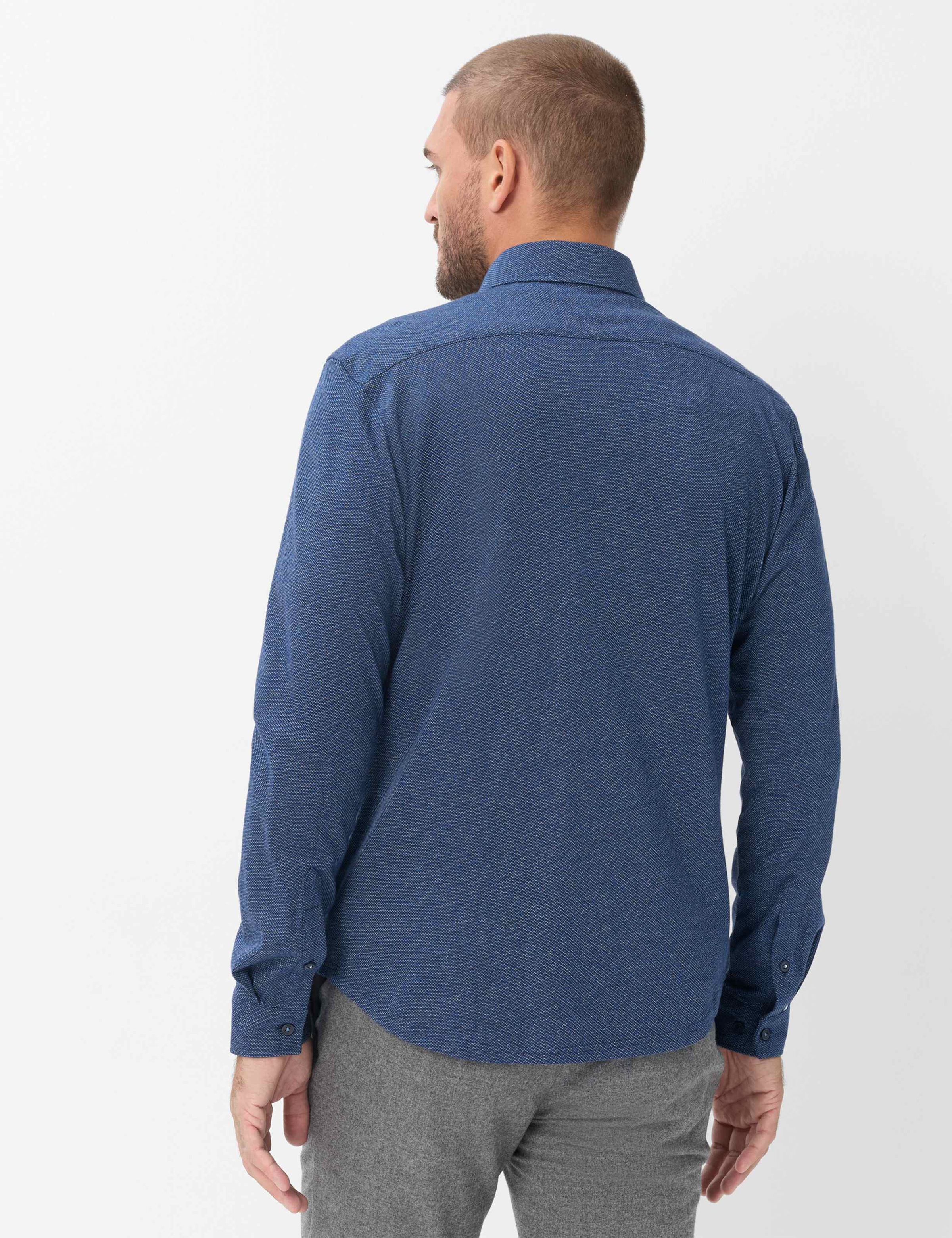 Brax Businesshemd »Style DANIEL« Jersey: Langarmhemd aus reiner Baumwolle