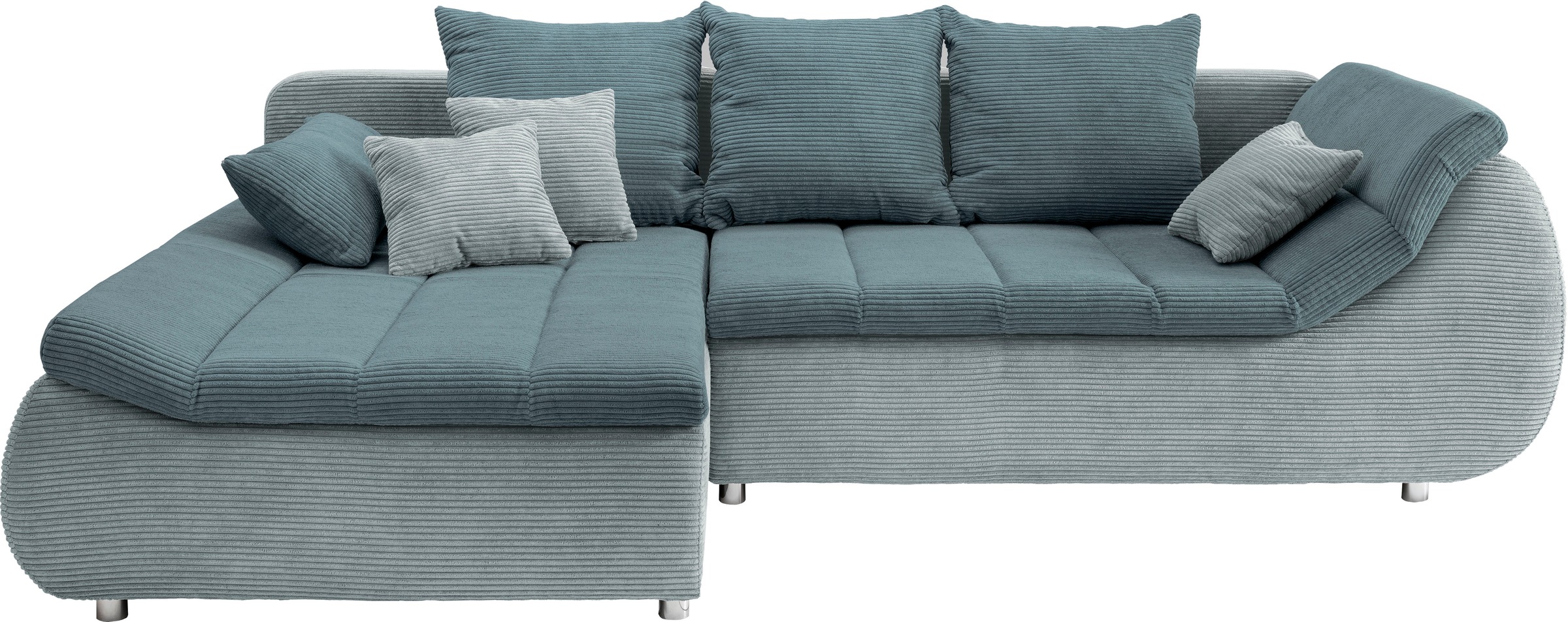 INOSIGN Ecksofa »Imola elegant und bequem, aktuelle Steppung im Sitz, L-Form«, wahlweise mit Bettfunktion, OTTOs Choice