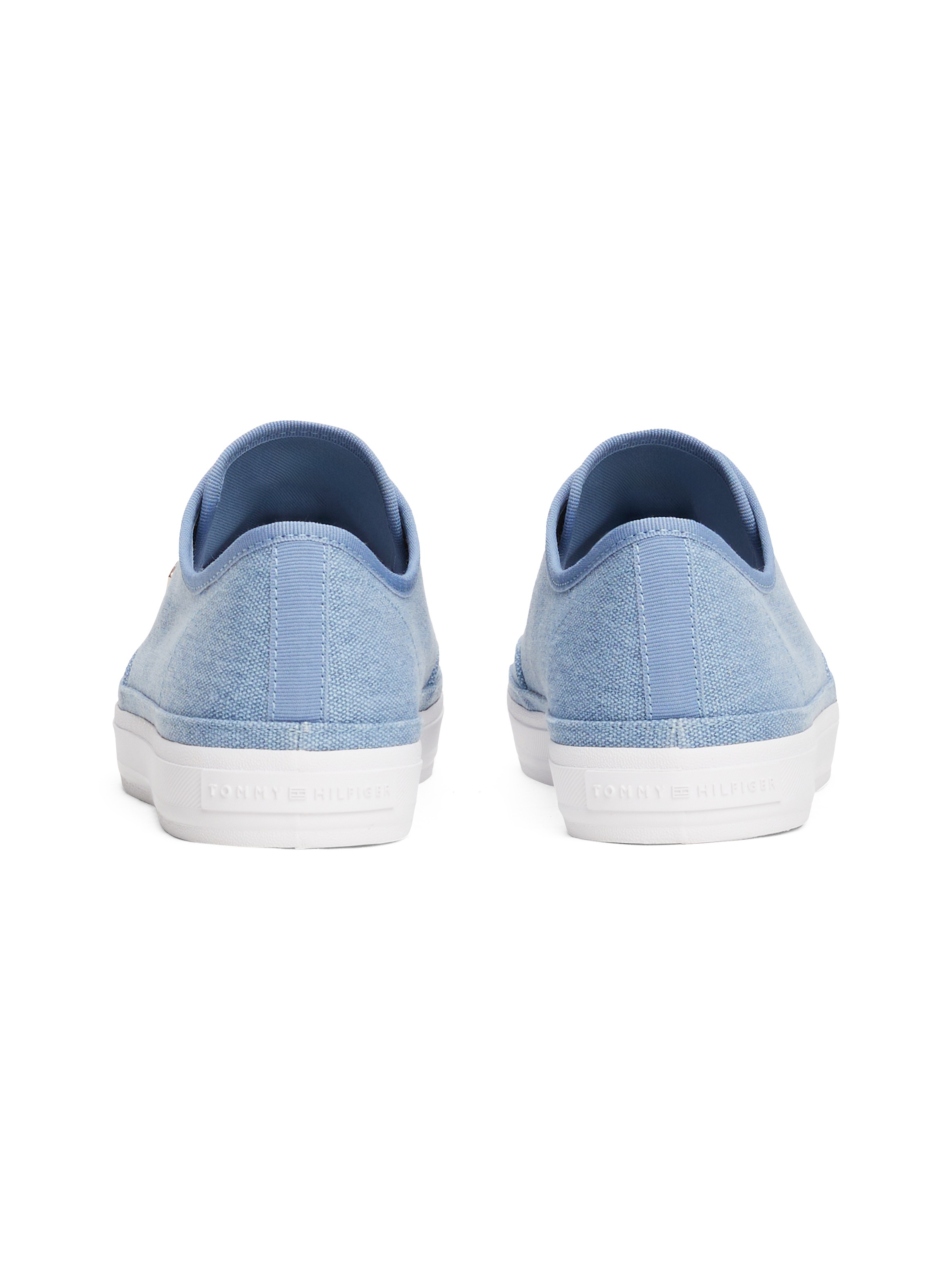 Tommy Hilfiger Plateausneaker "WASHED CANVAS VULC SNEAKER", Freizeitschuh, günstig online kaufen