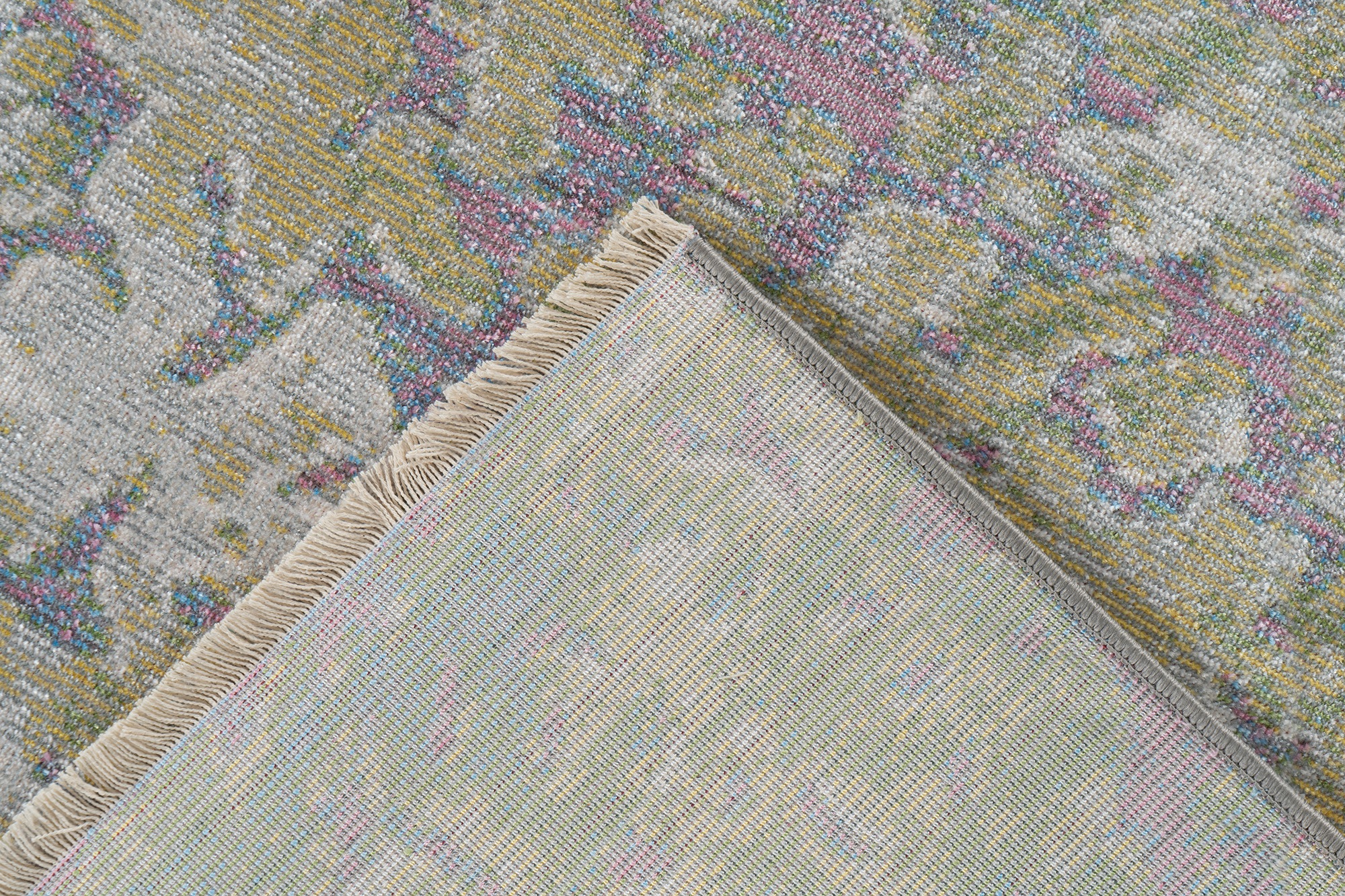 Teppich KAYOOM "Milan 325", grün, B:160cm H:5mm L:230cm, Polypropylen, Teppiche, Teppich, ca. 436.800 Points/qm, Kurzflorteppich, weiche Haptik, hochwertig 3