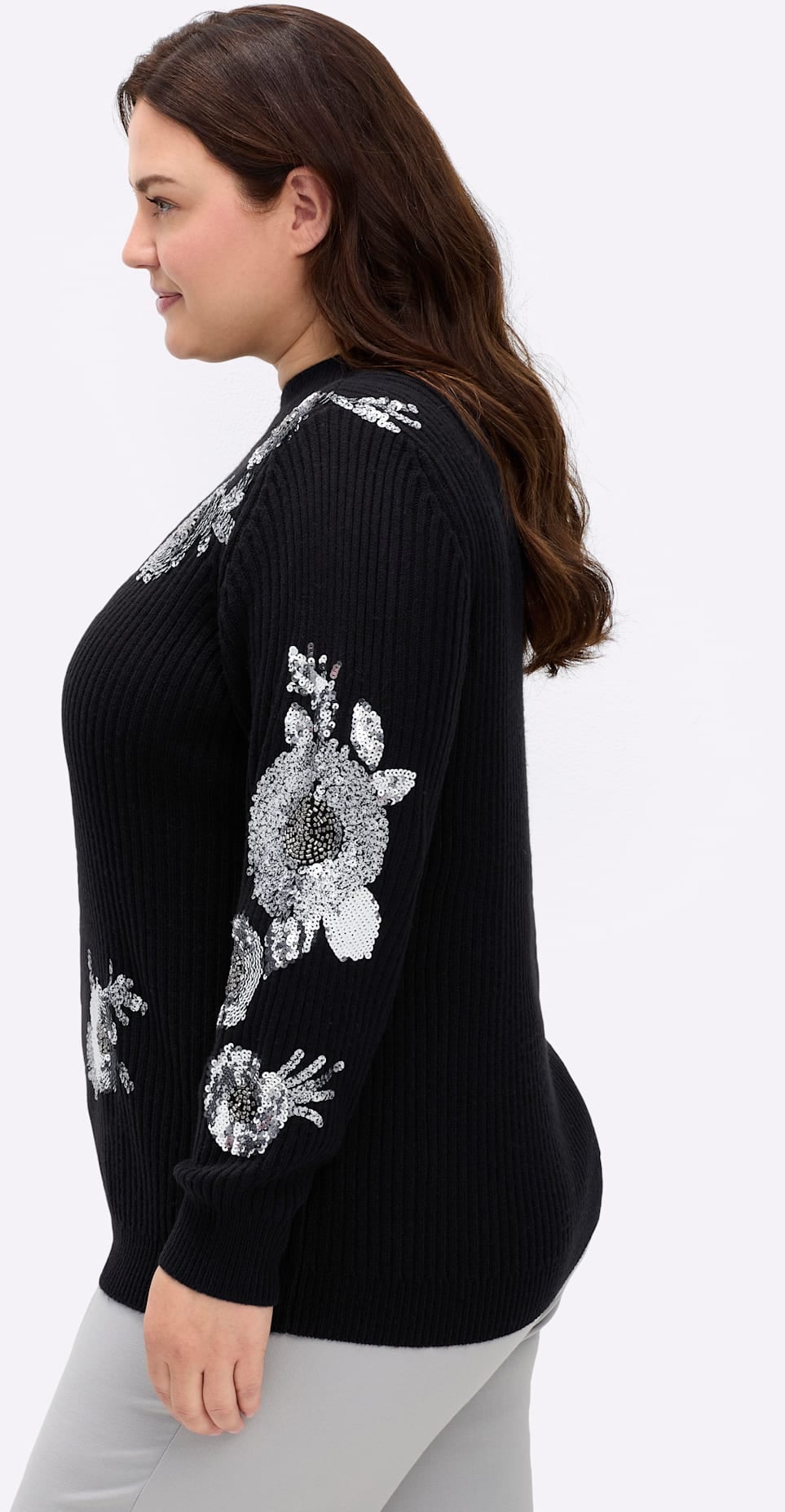 sheego by Joe Browns Stehkragenpullover »Pullover«