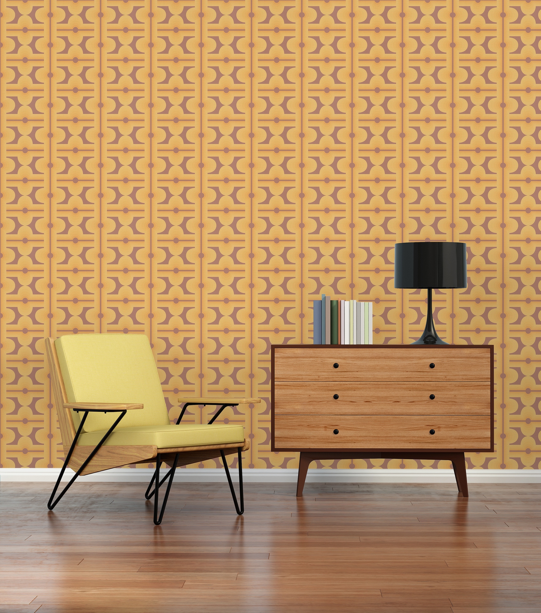 A.S. Création Vliestapete "Retro Chic 3D-Tapete Mustertapete Vintage 3D" matt strukturiert Vliestapete Kacheln für Schlafzimmer Küche Wohnzimmer 3D Design modern