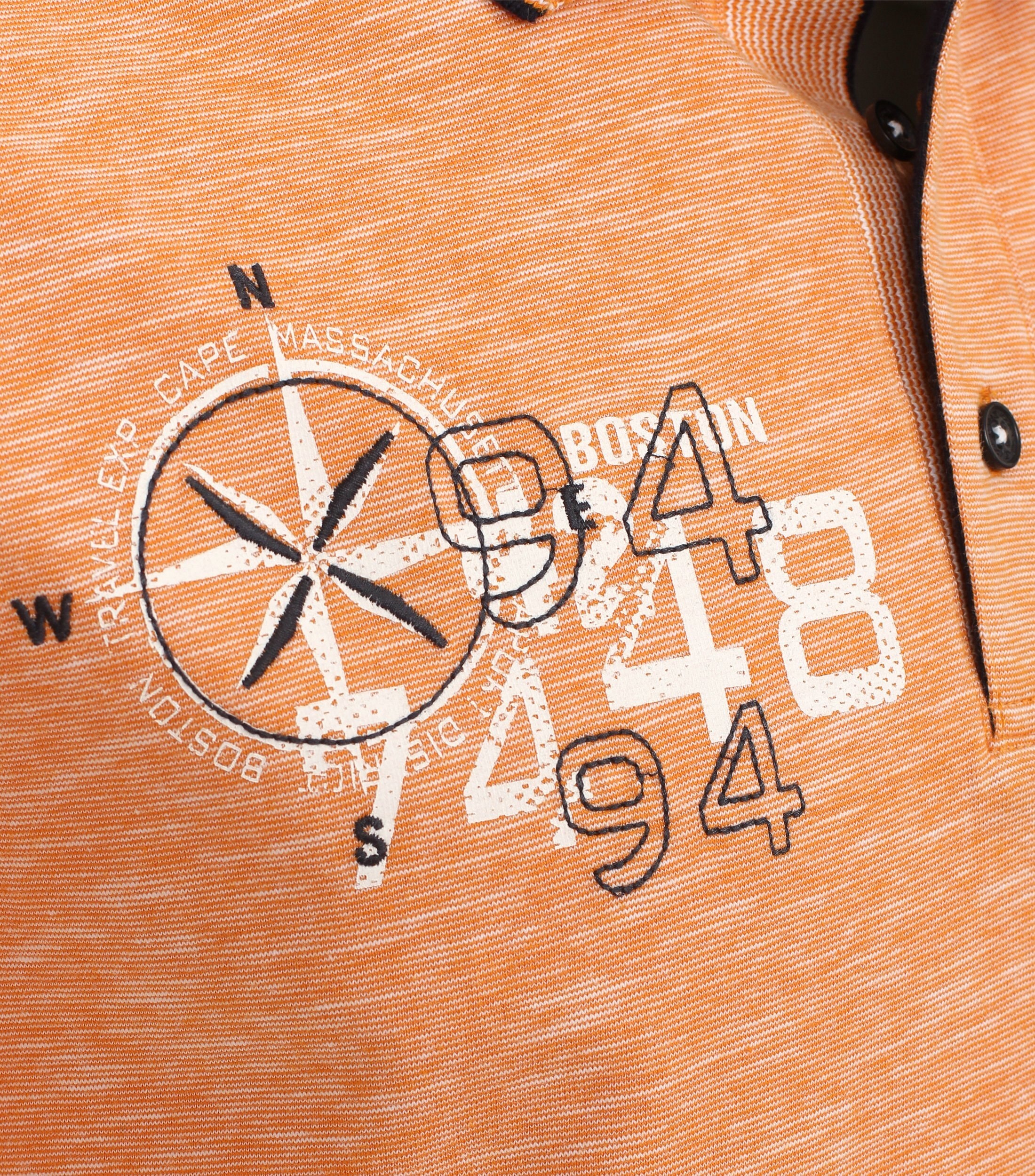 CASAMODA Poloshirt »CASAMODA Polo-Shirt Print«