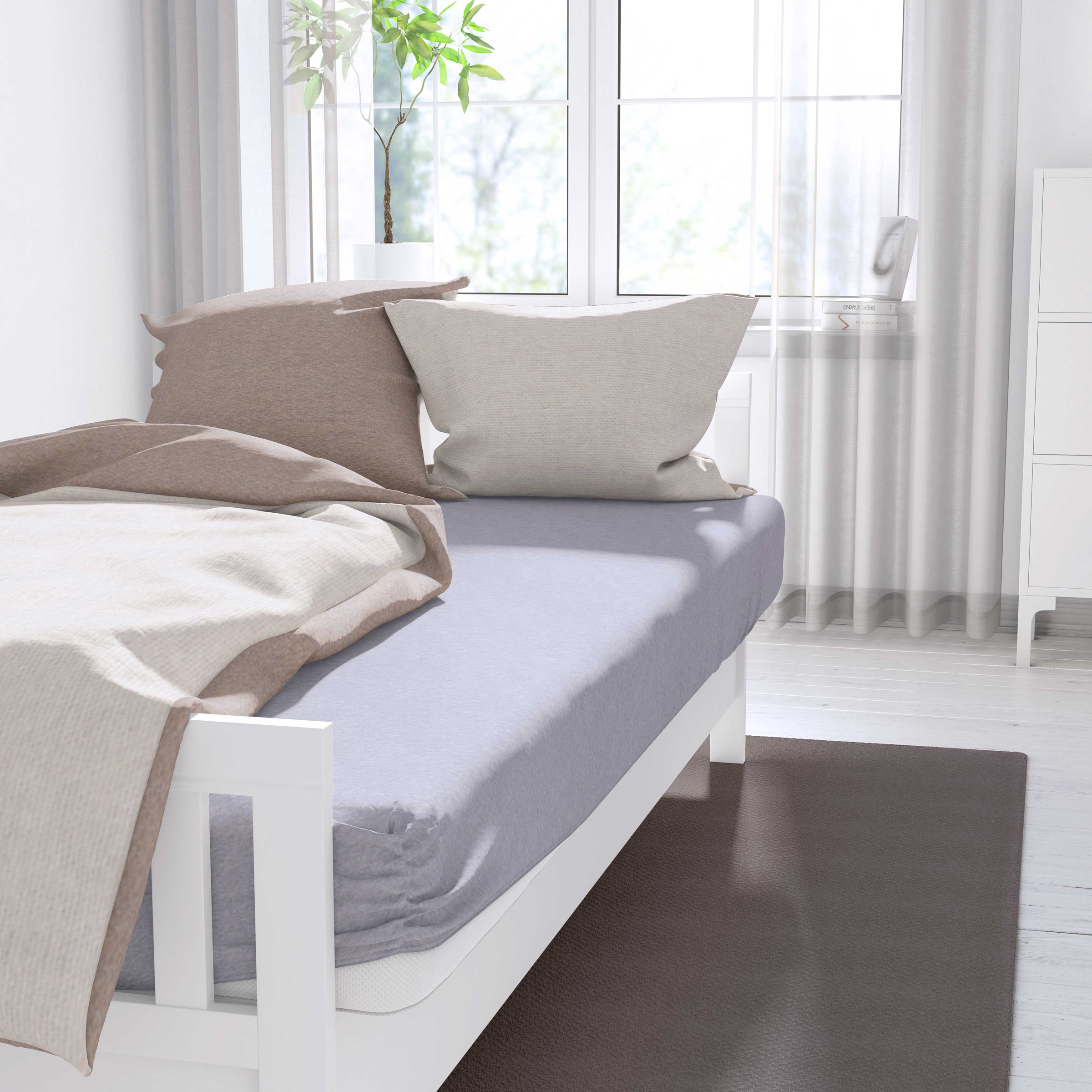 SETEX Bettlaken "Frottee" kuschelig weiches Qualitäts-Spannbetttuch mit ela günstig online kaufen