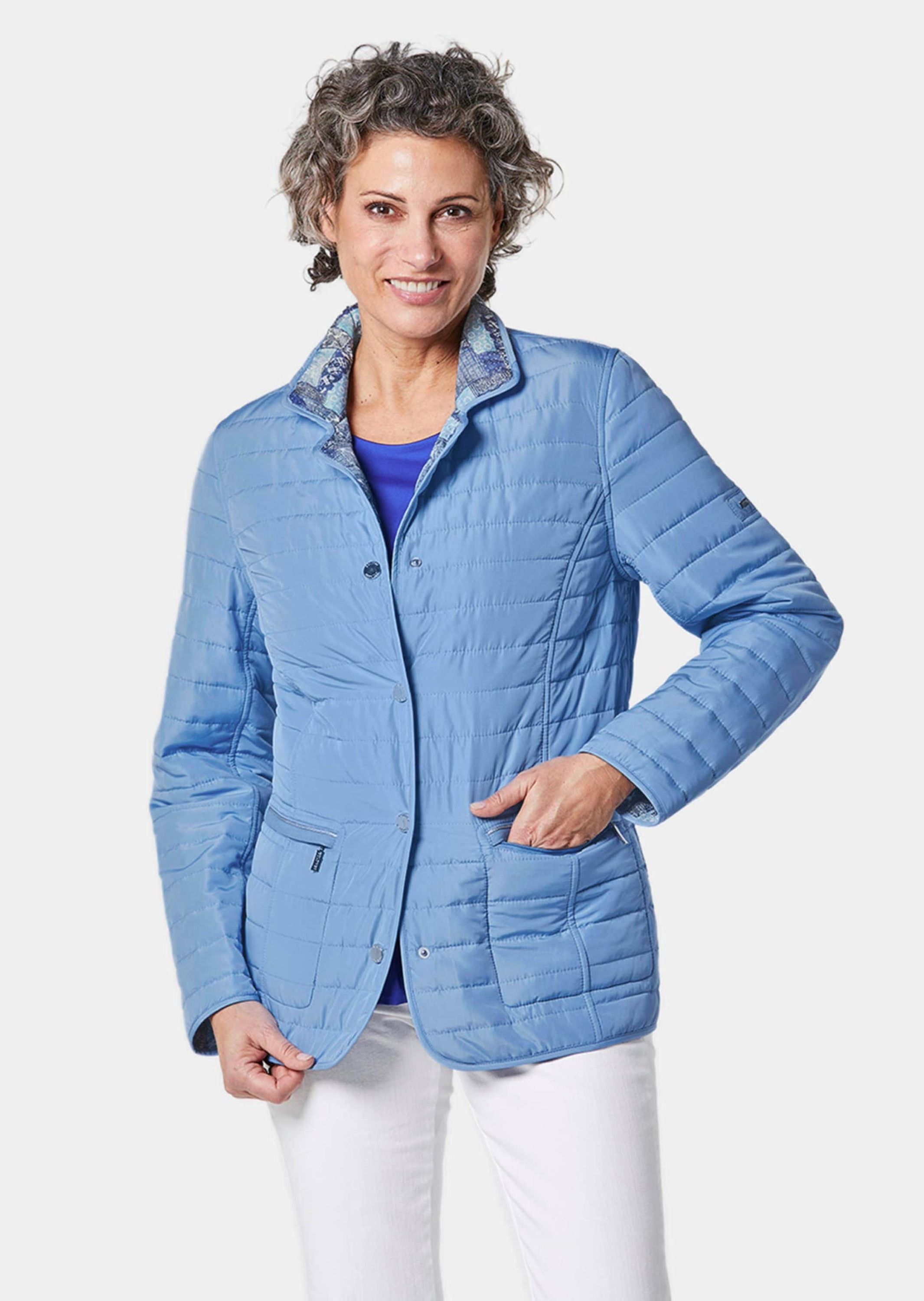 GOLDNER Steppjacke »Druckwendejacke Leichte Druck-Steppjacke zum wenden«