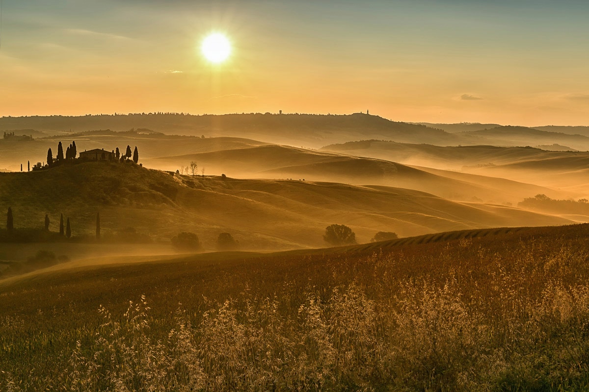 Papermoon Fototapete "Landschaft Italien"