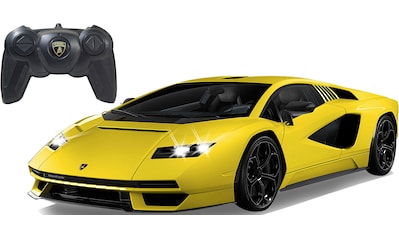 RC-Auto »Deluxe Cars, Lamborghini Countach LPI 800-4 1:16, gelb - 2,4 GHz«