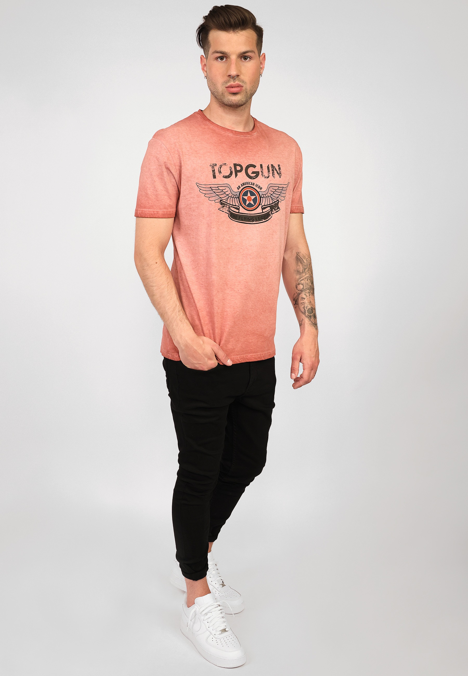 TOP GUN T-Shirt »Construction TG20191039«