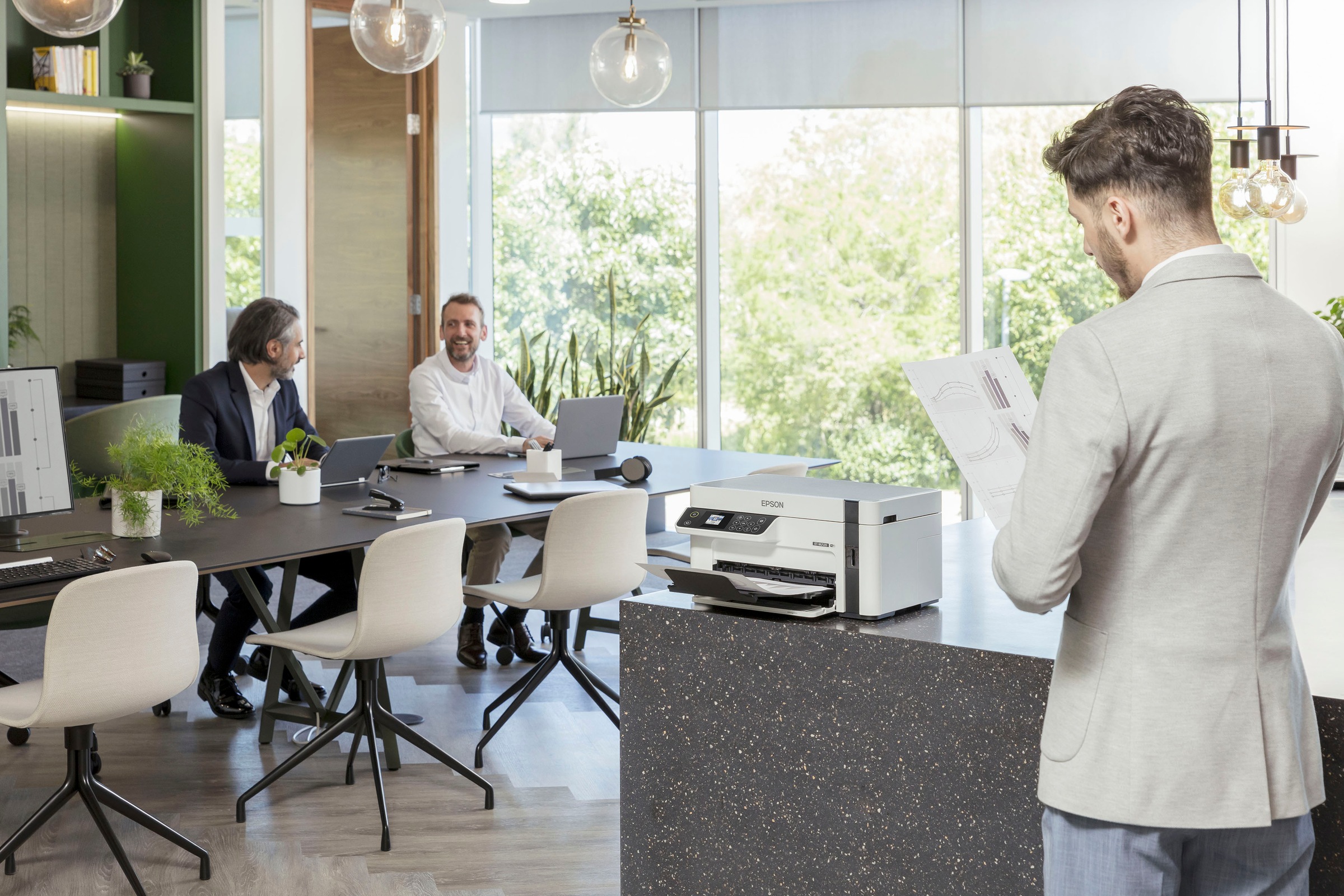 Epson Tintenstrahldrucker »EcoTank ET-M2120« DIN-A4-Schwarzweiß-Multifunktions-Tintentankdrucker