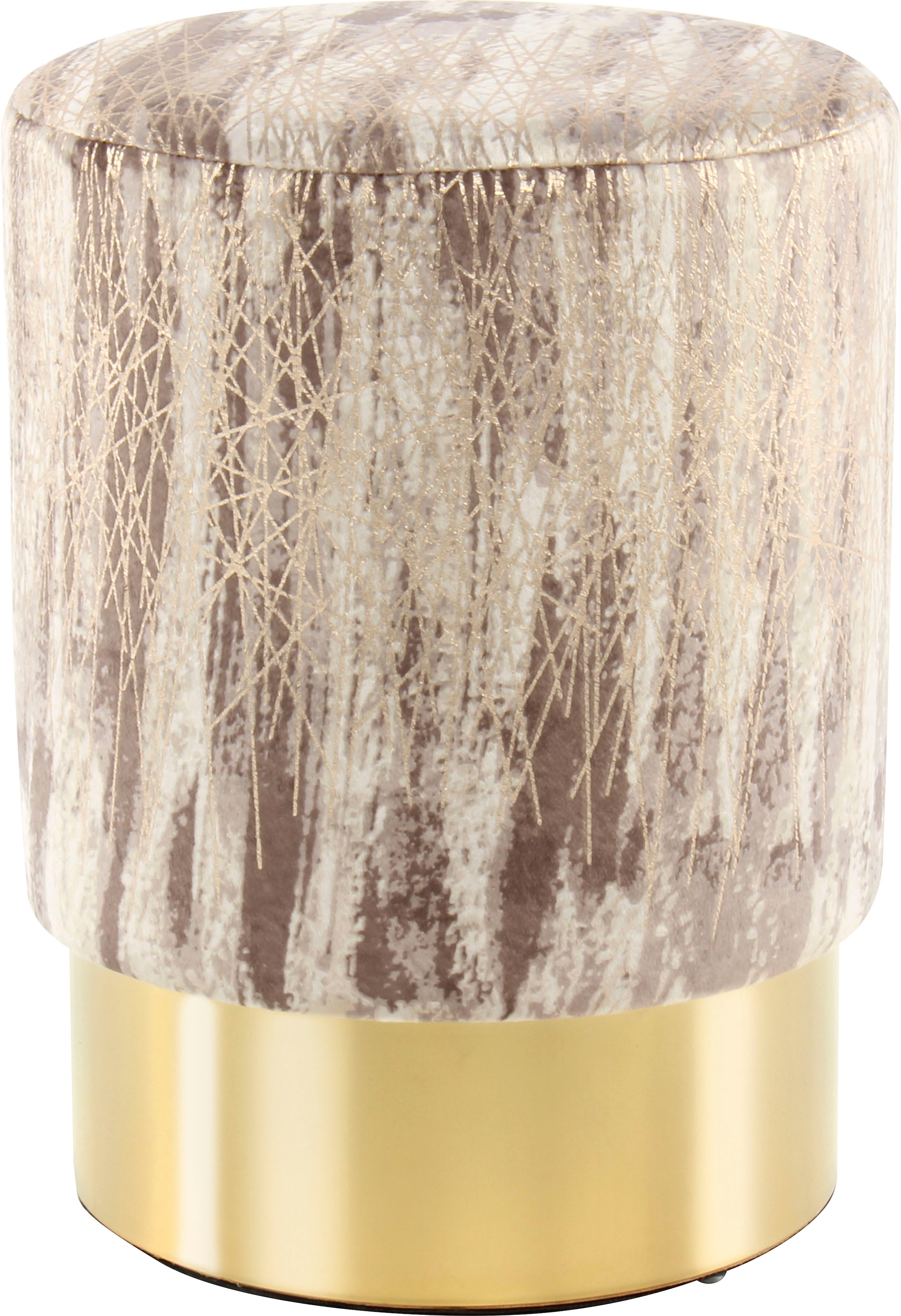 Kayoom Sitzhocker "Hocker Gipsy 125, stilvoller Sitzhocker, runde Form, sti günstig online kaufen