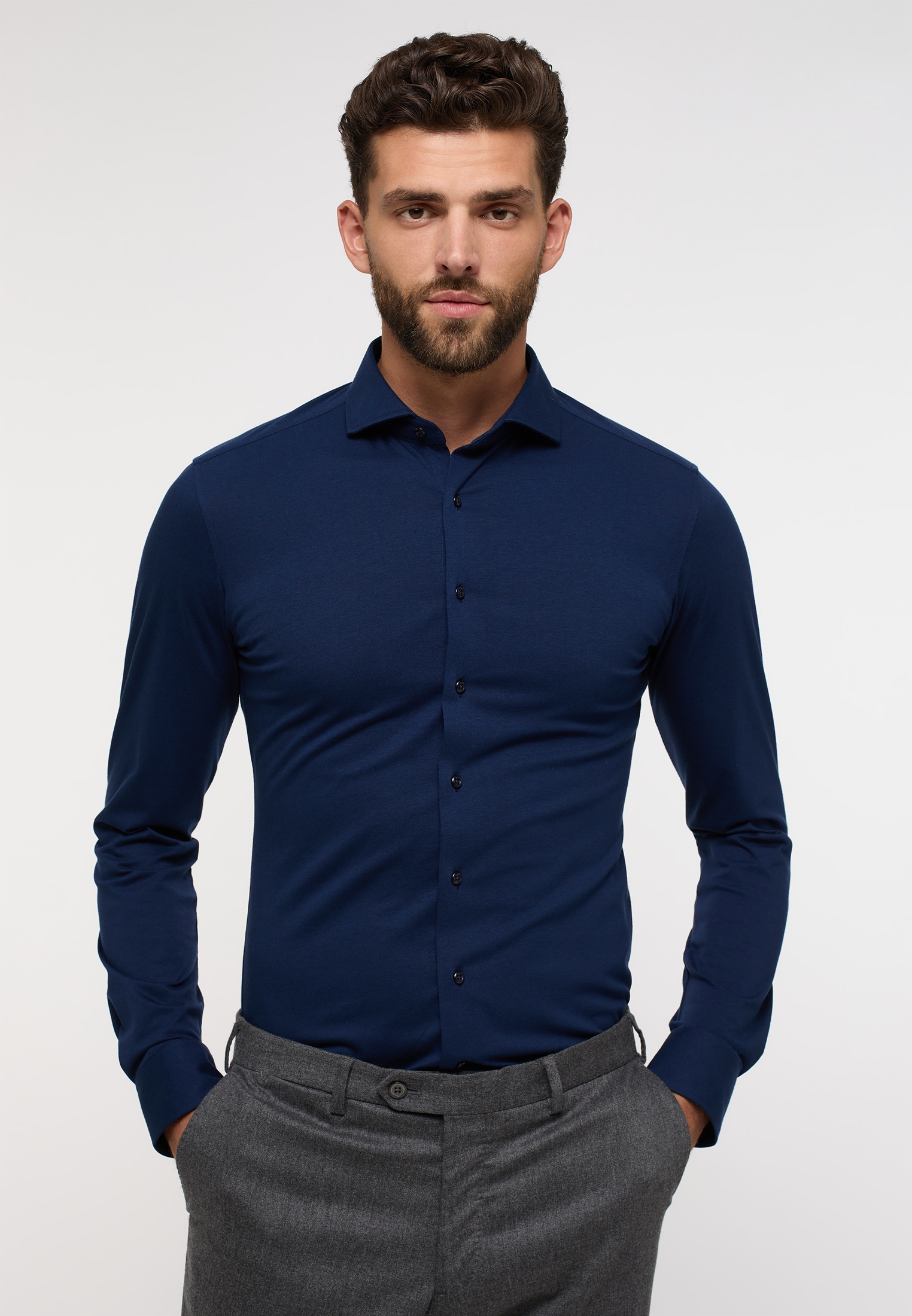 Eterna Langarmhemd "SLIM FIT" günstig online kaufen
