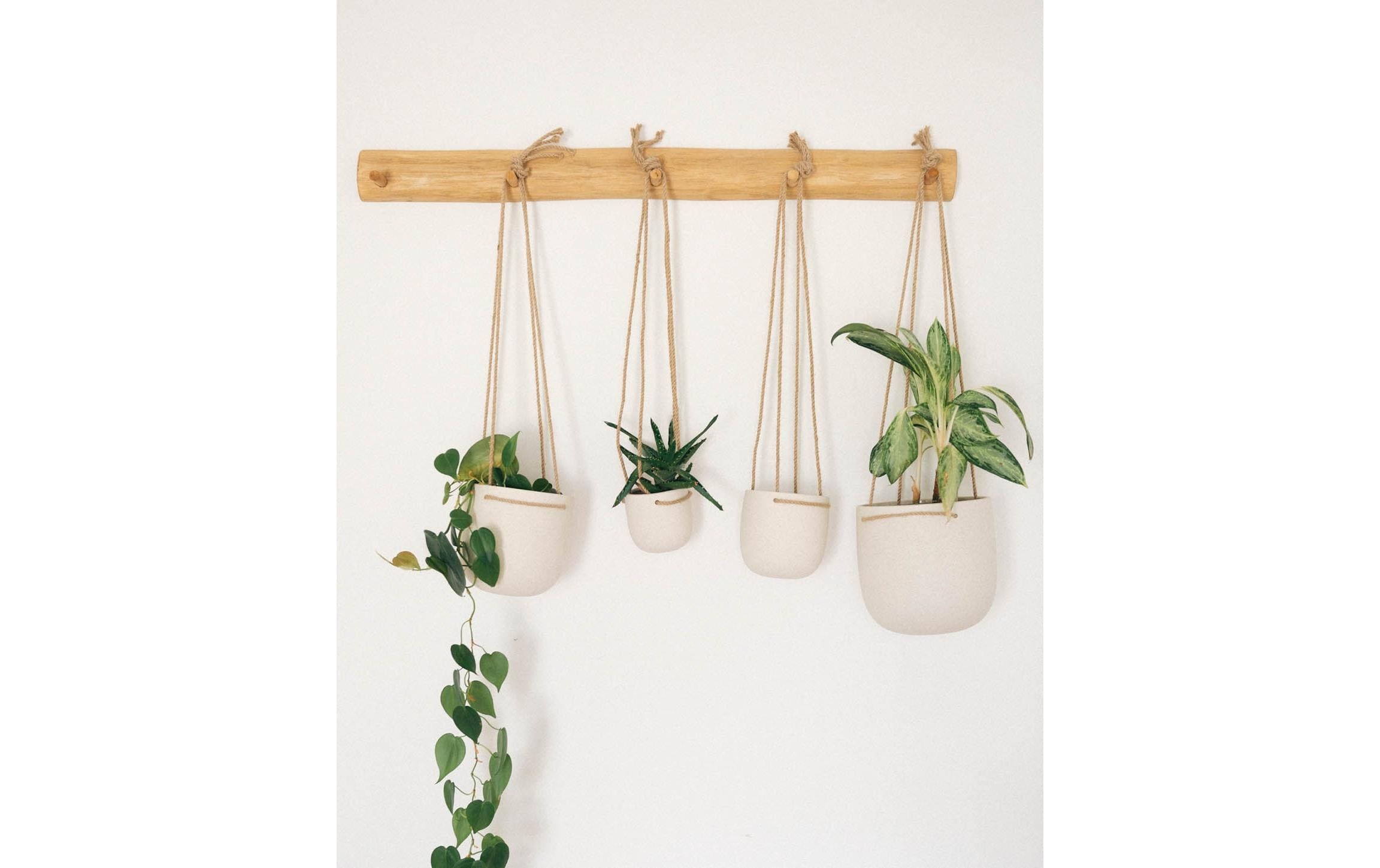 Esmée Blumentopf »zum Hängen 18 cm, Beige«