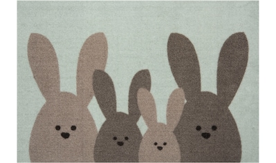 Fußmatte »Bunny Family«, rechteckig