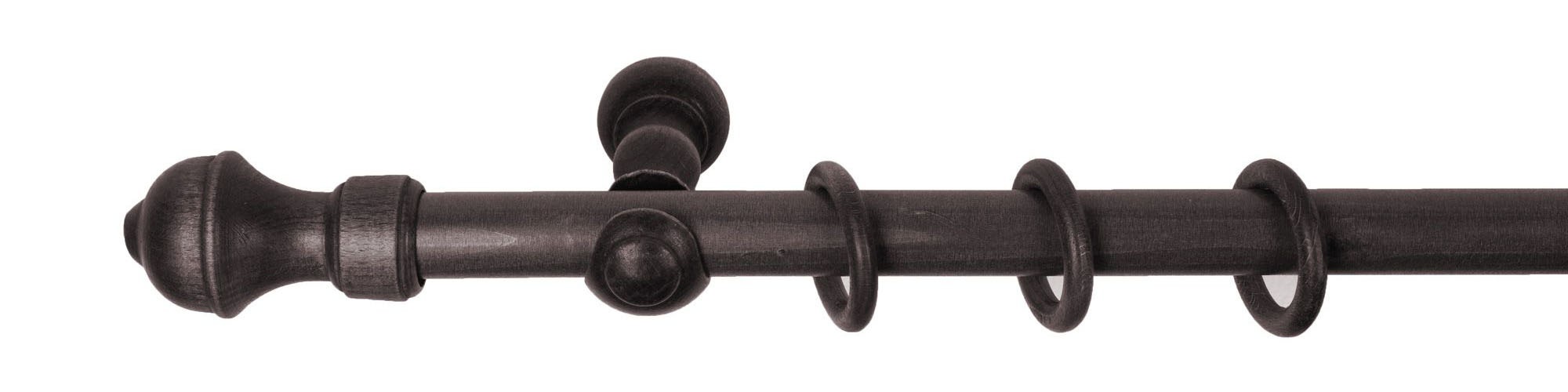 SN DECO GROUP Gardinenstange "Ares" 1 läufig-läufig Fixmaß 28 mm, Holz, ver günstig online kaufen