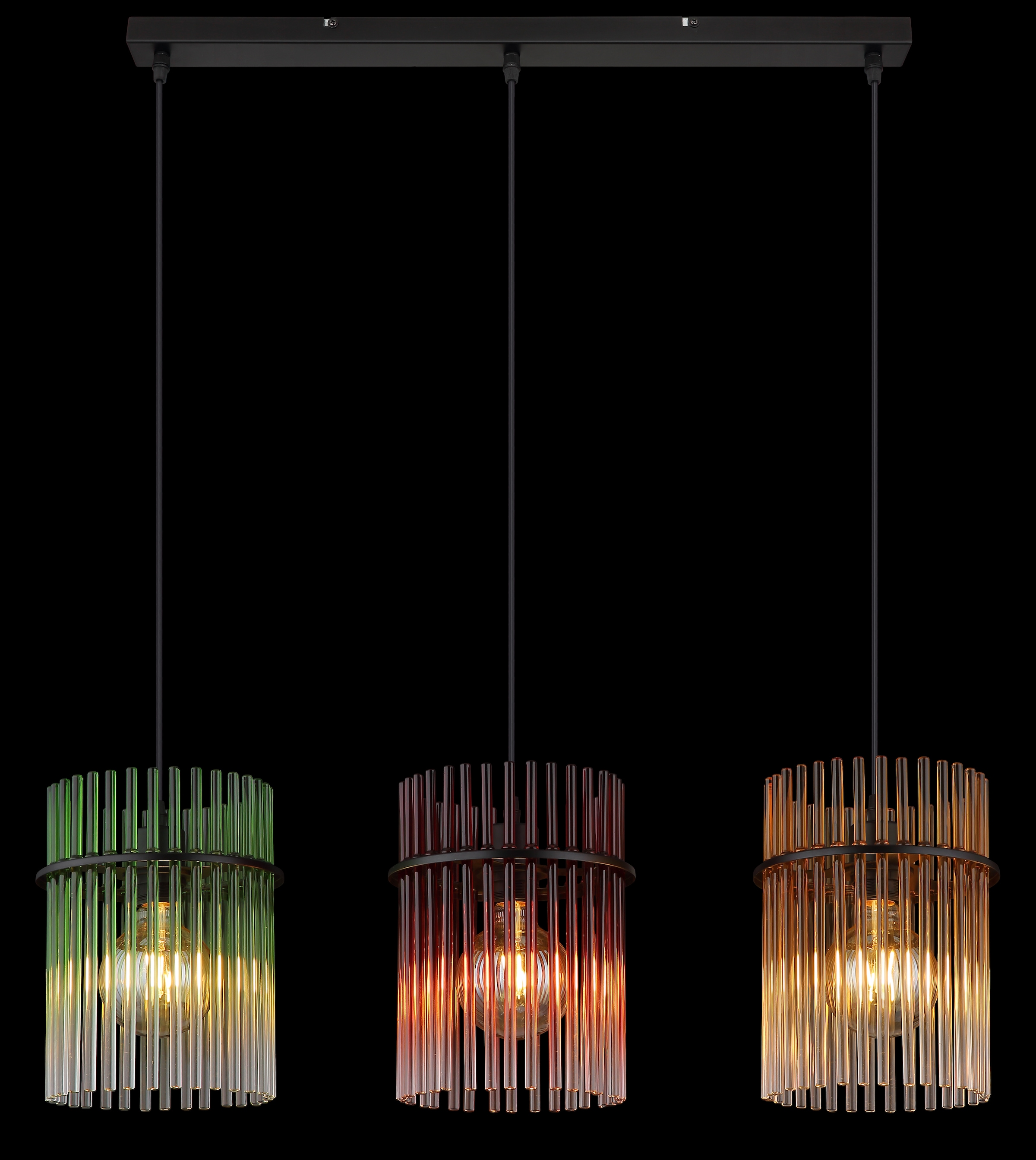 GLOBO LIGHTING Hängeleuchte »GORLEY«, Leuchtmittel E27 | ohne Leuchtmittel, Hängelampe/Pendelleuchte/Esszimmer/Wohnzimmer/Esstisch