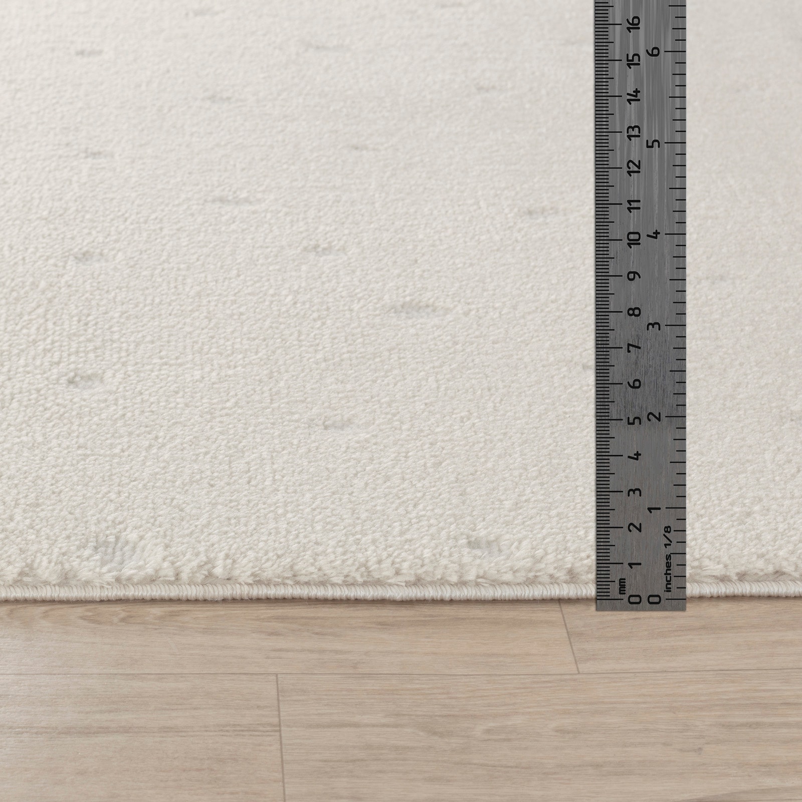 Livabliss Teppich »BUSAN« rechteckig 14 mm Höhe Skandi Design, Modern Boho Kurzflor Wohnzimmerteppich, Schlafzimmer