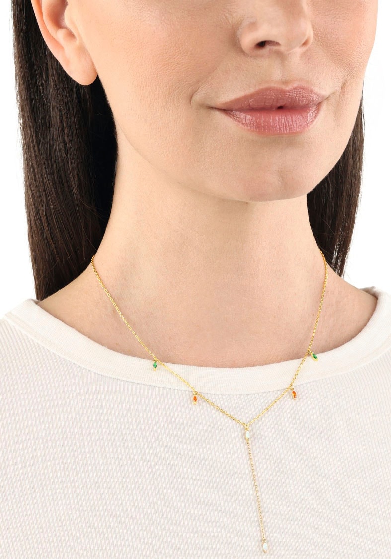 Amor Y-Kette »2037007«, mit Zirkonia (synth.)