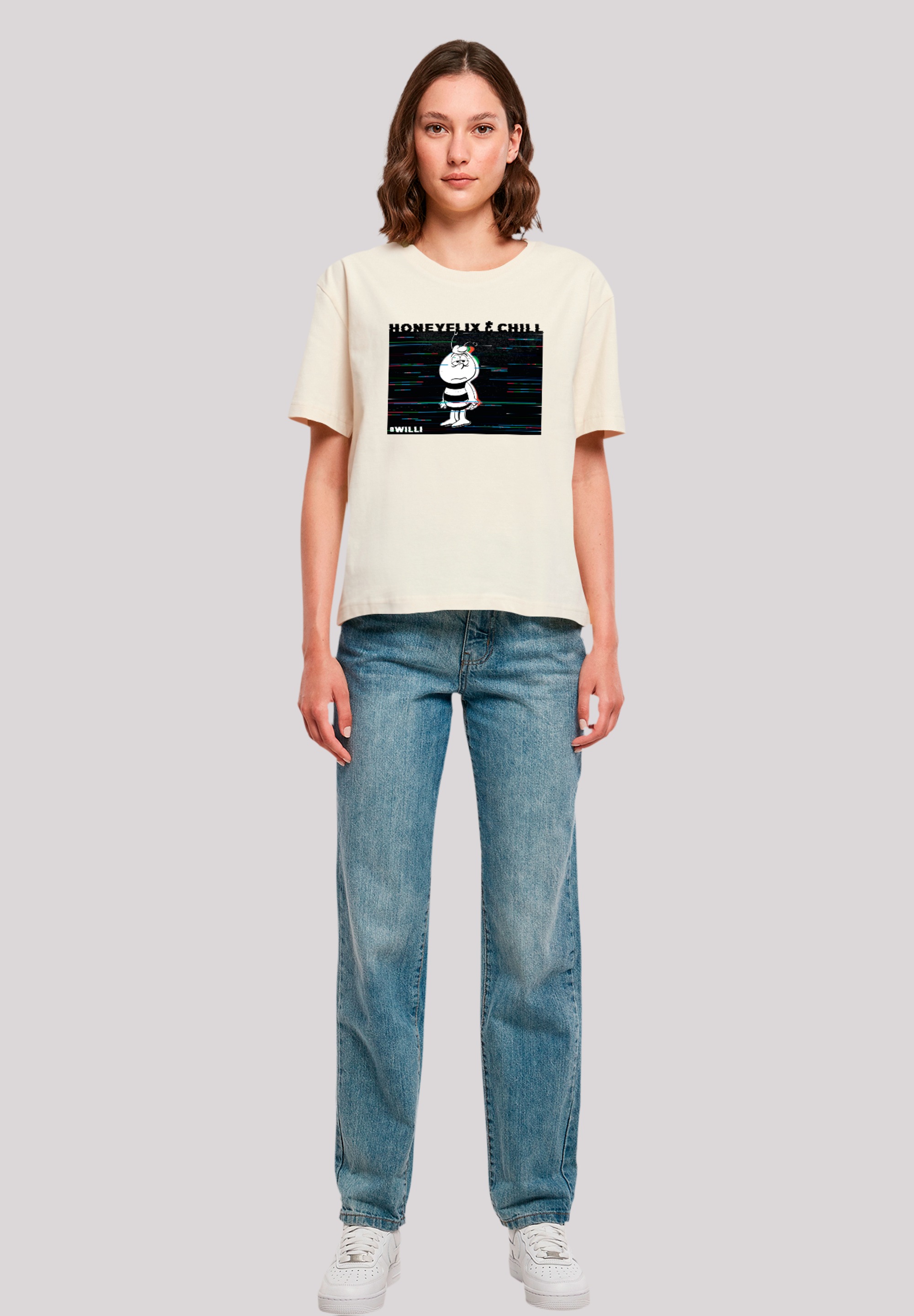 F4NT4STIC T-Shirt »Die Biene Maja Honeyflix And Chill«, Nostalgie, Retro, Heroes of Childhood