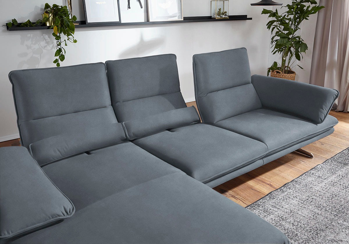 W.SCHILLIG Ecksofa "broadway, Designsofa mit tollem Sitzkomfort, L-Form", S günstig online kaufen