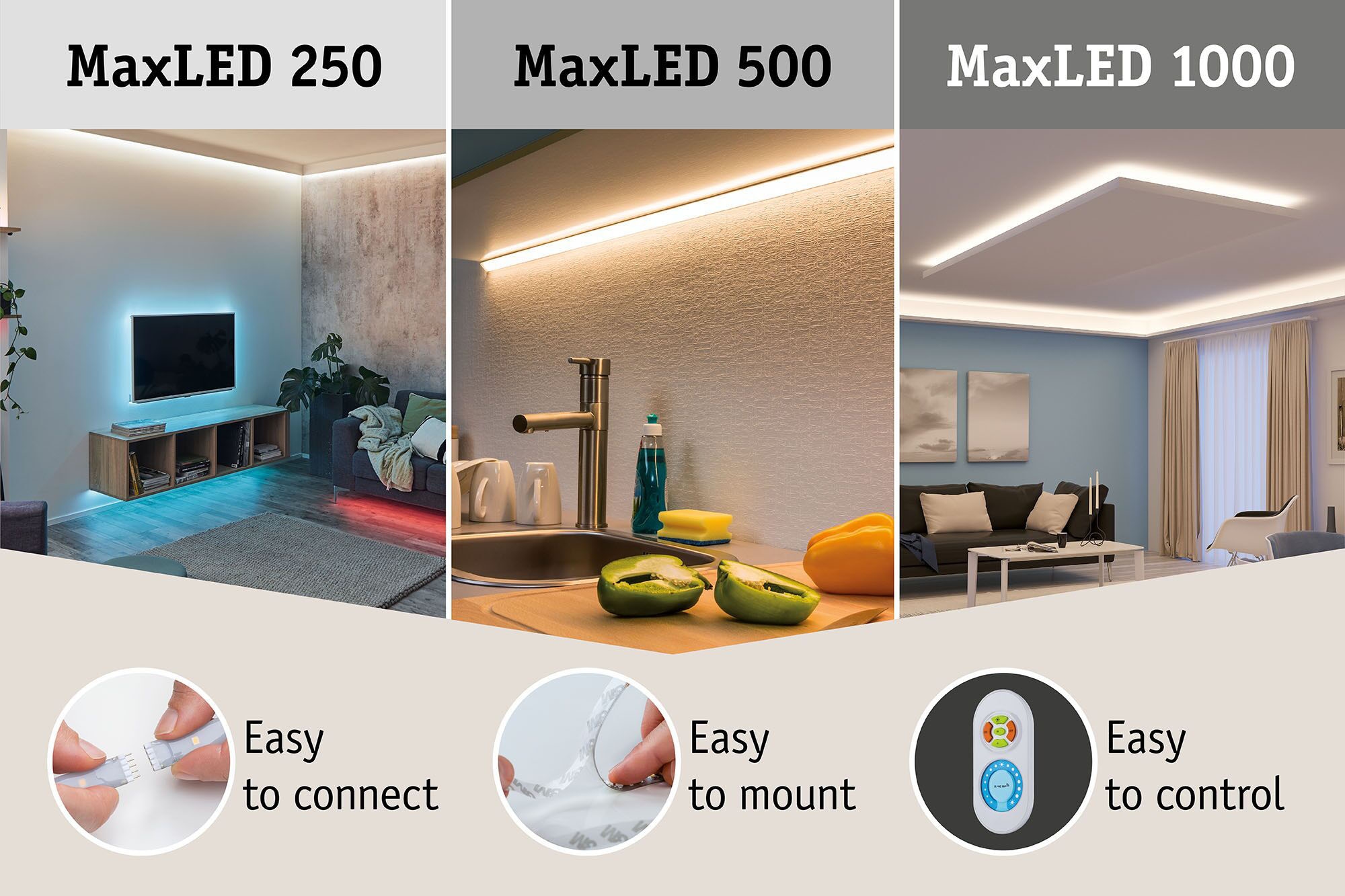 Paulmann LED-Streifen »MaxLED Flow Basisset 5m Warmweiß 52W« bestellen |  BAUR
