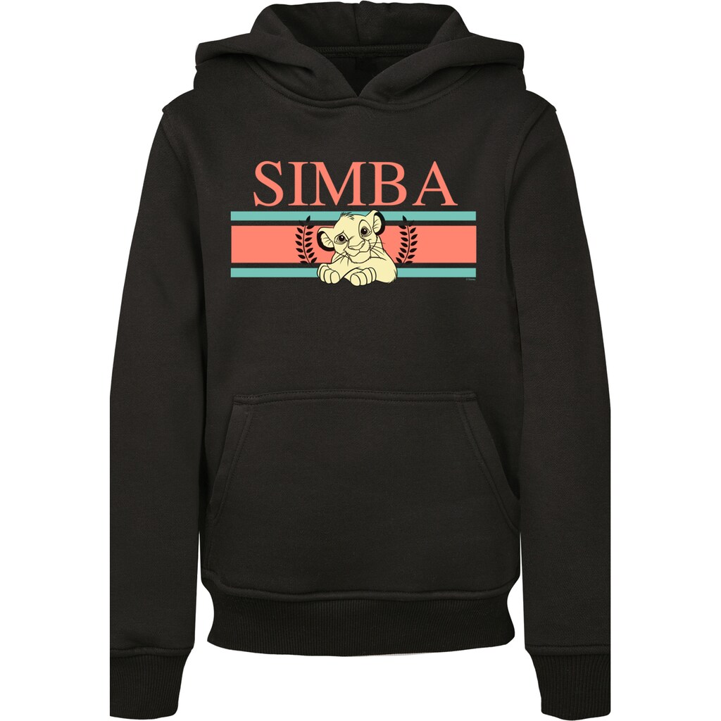 F4NT4STIC Kapuzenpullover »Disney König der Löwen Simba Stripes«